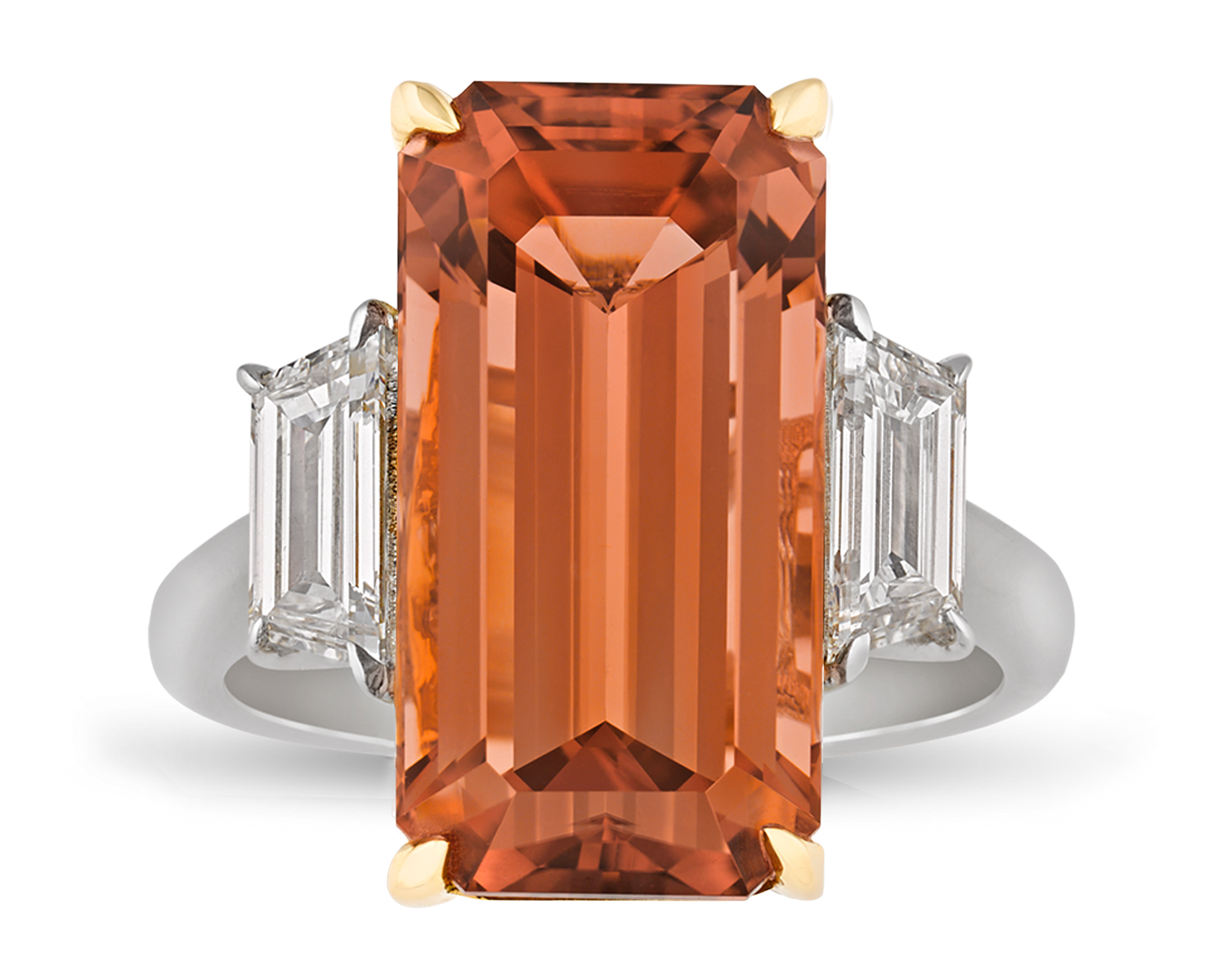 Peach Tourmaline Ring, 10.79 Carats