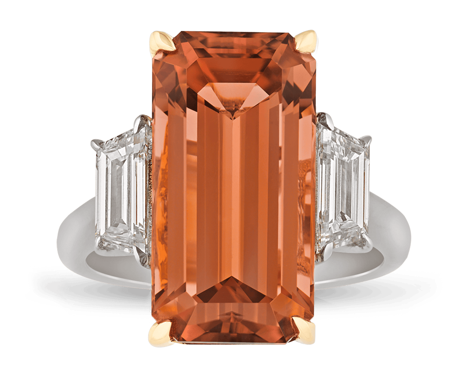 Peach Tourmaline Ring, 10.79 Carats