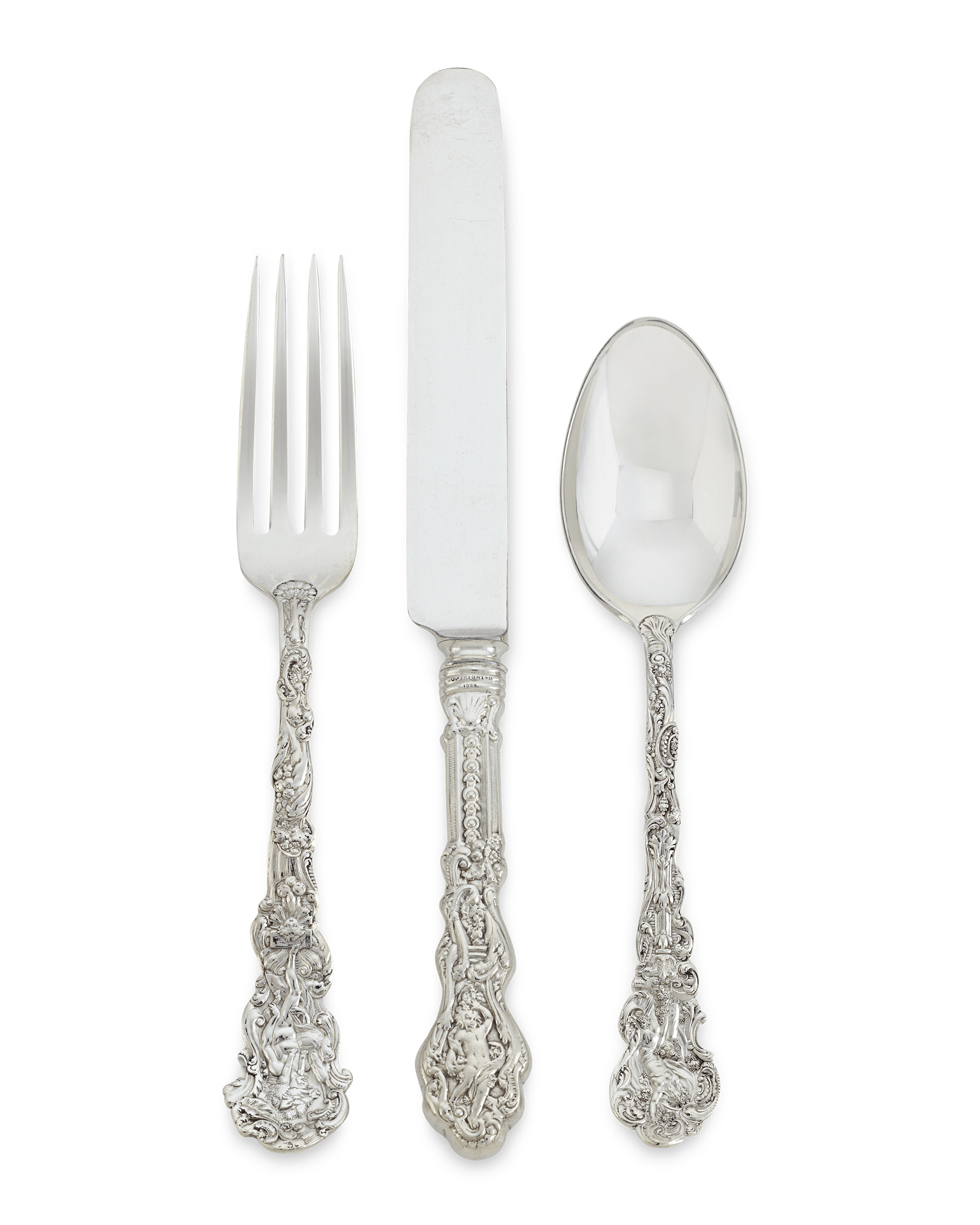 Gorham Sterling Silver Flatware Service, 705 Pieces