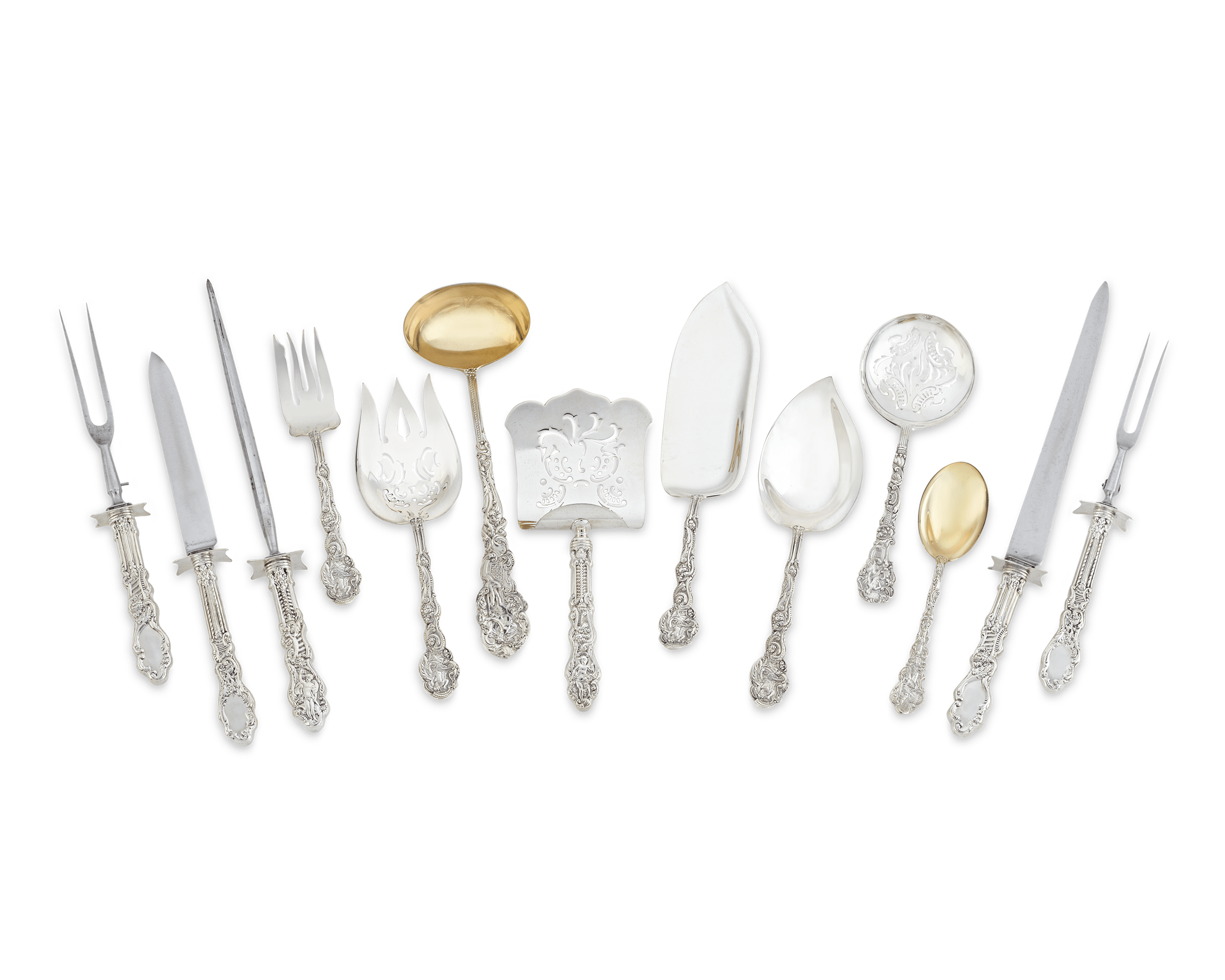 Gorham Sterling Silver Flatware Service, 705 Pieces