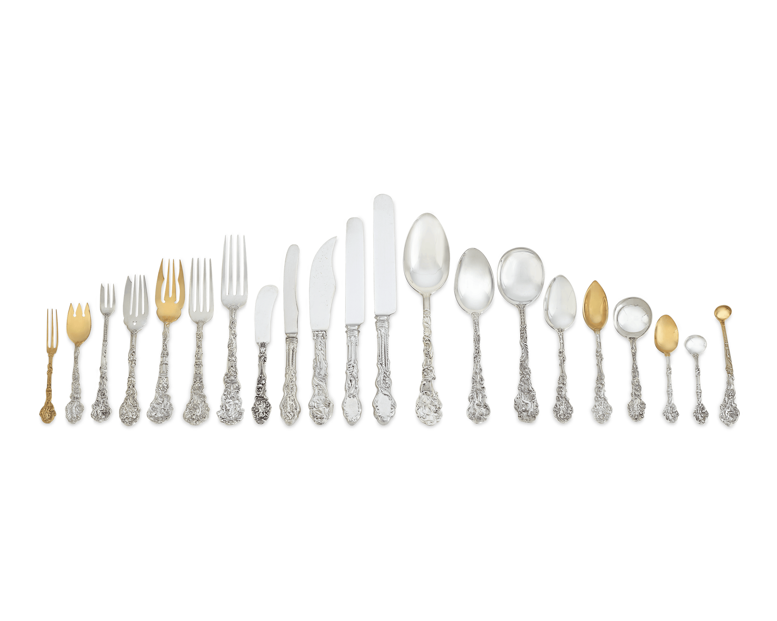 Gorham Sterling Silver Flatware Service, 764 Pieces