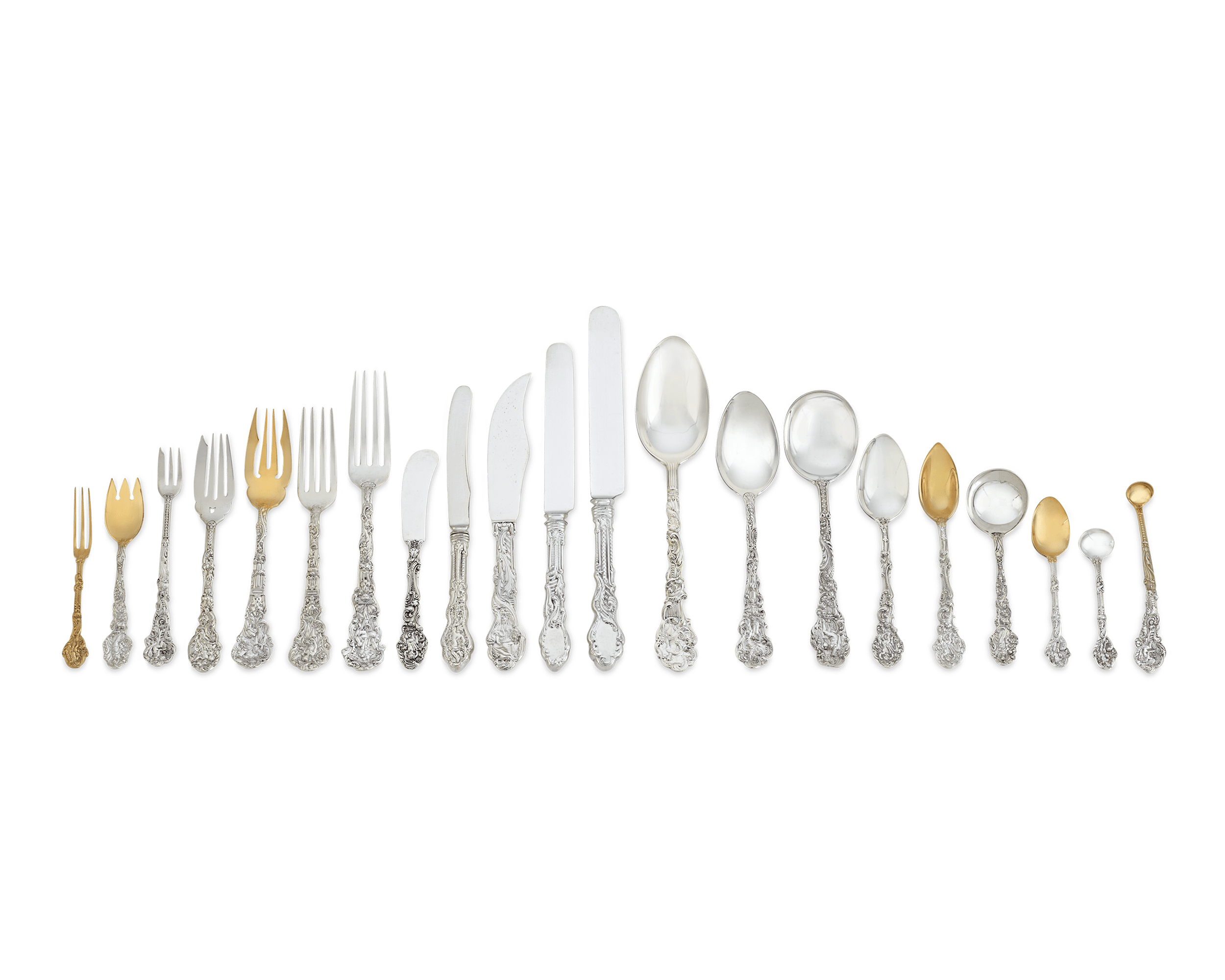 Gorham Sterling Silver Flatware Service, 705 Pieces