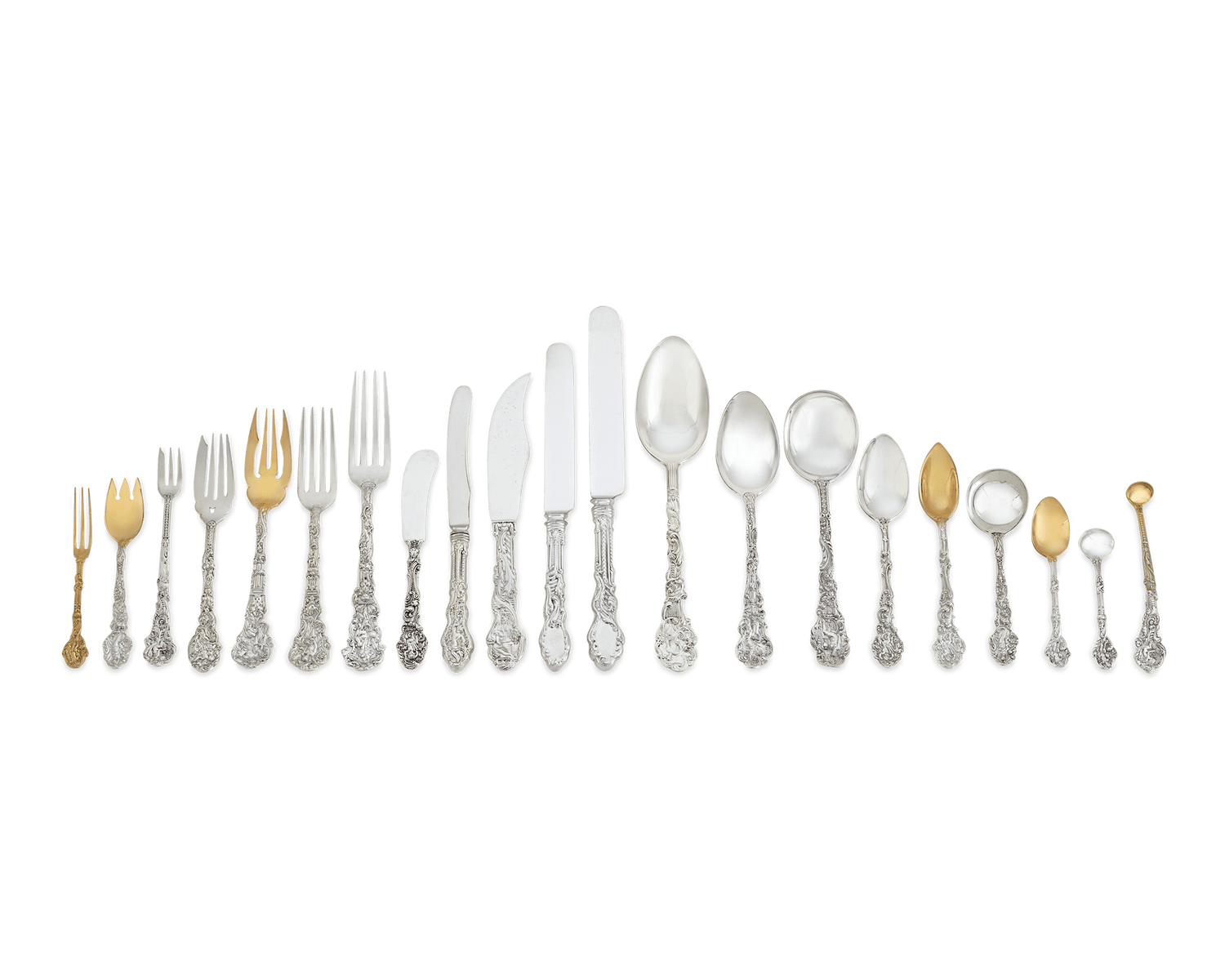 Gorham Sterling Silver Flatware Service, 705 Pieces