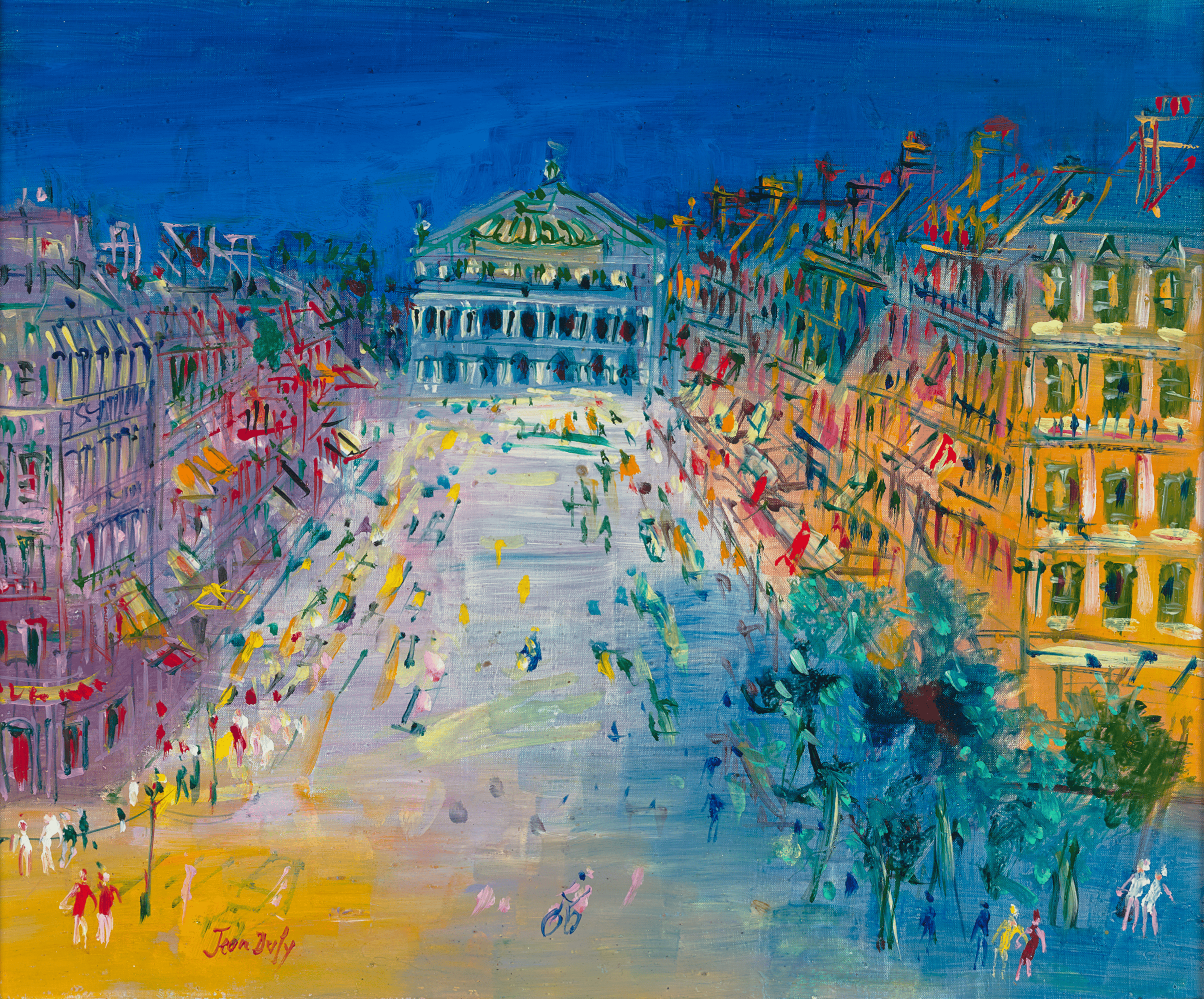 Avenue de l'Opéra by Jean Dufy