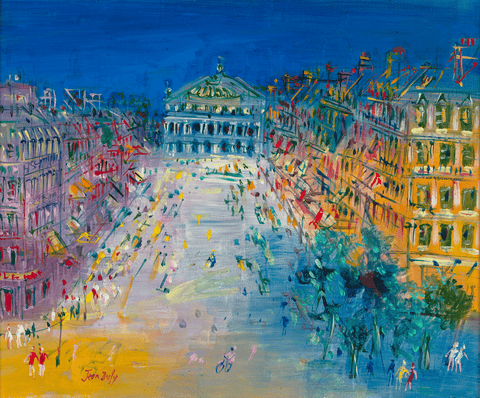 Avenue de l'Opéra by Jean Dufy