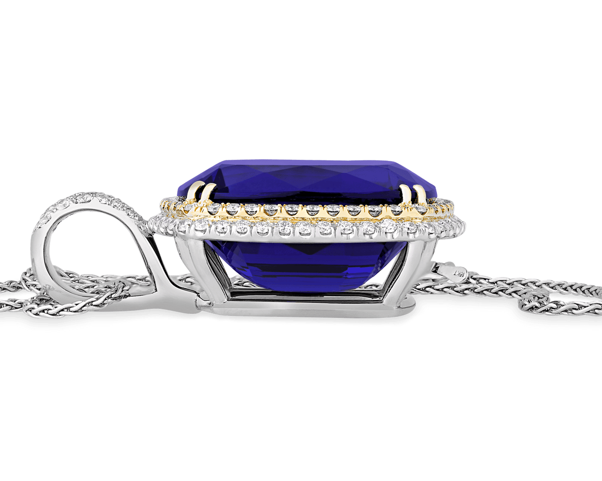 Untreated Tanzanite Pendant, 104.39 Carats