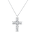 Old Mine Diamond Cross Pendant