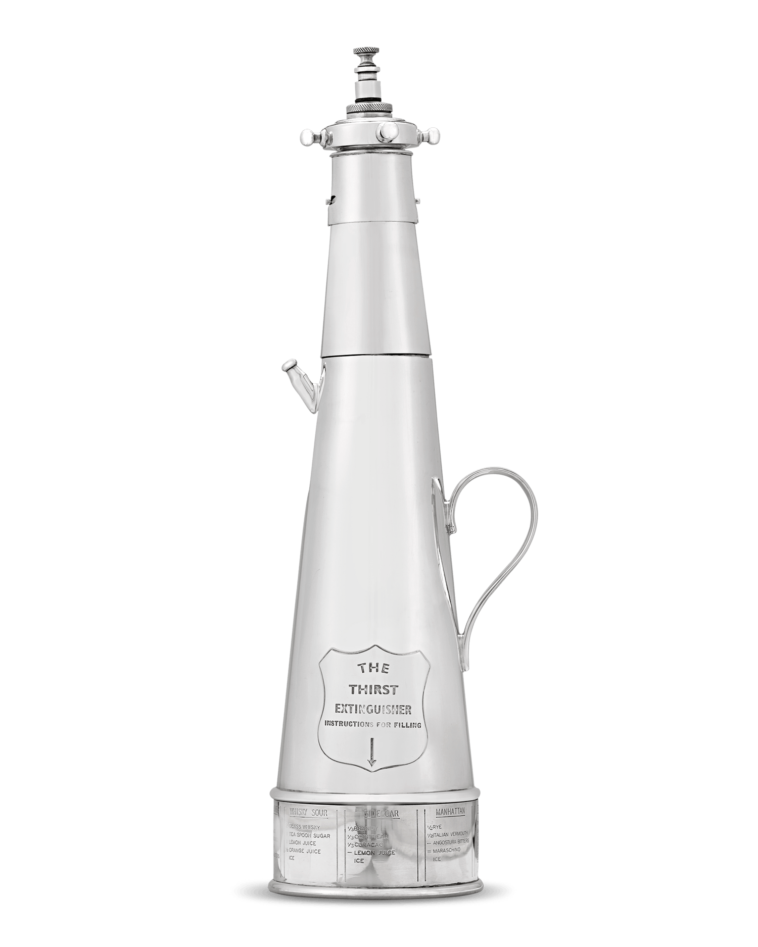 Thirst Extinguisher Cocktail Shaker by Asprey & Co.