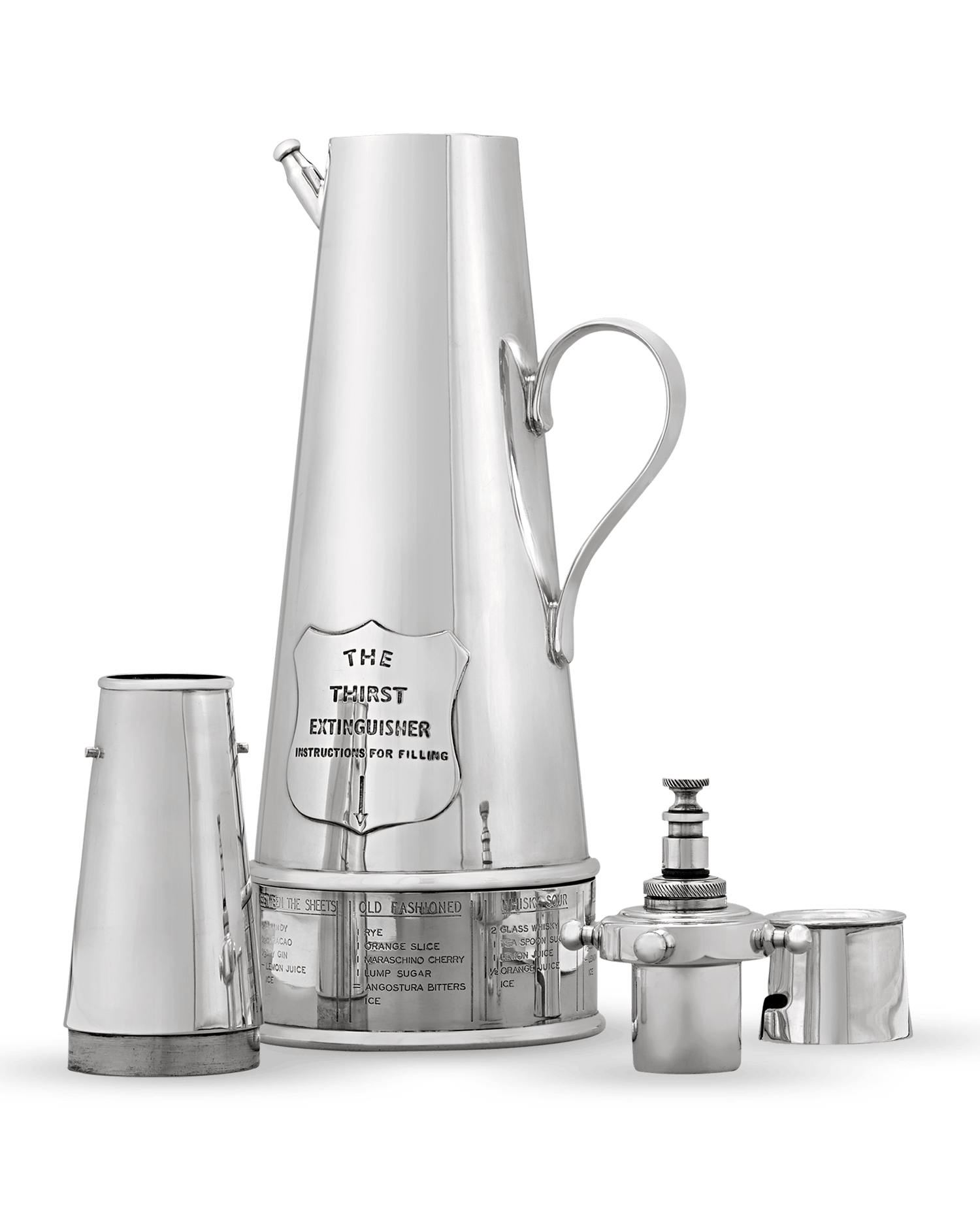 Thirst Extinguisher Cocktail Shaker by Asprey & Co.