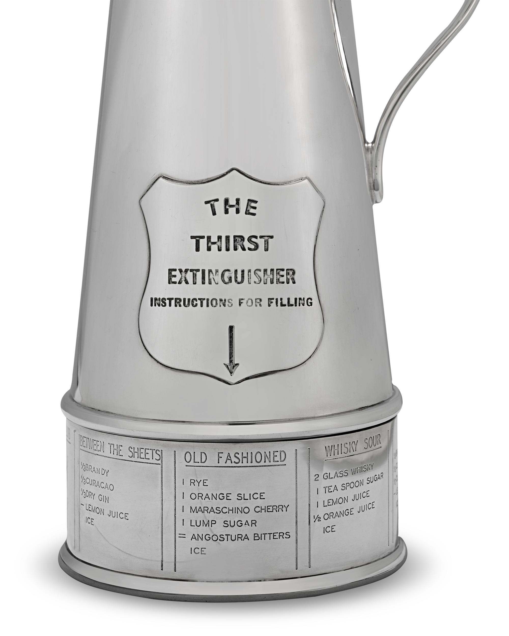 Thirst Extinguisher Cocktail Shaker by Asprey & Co.