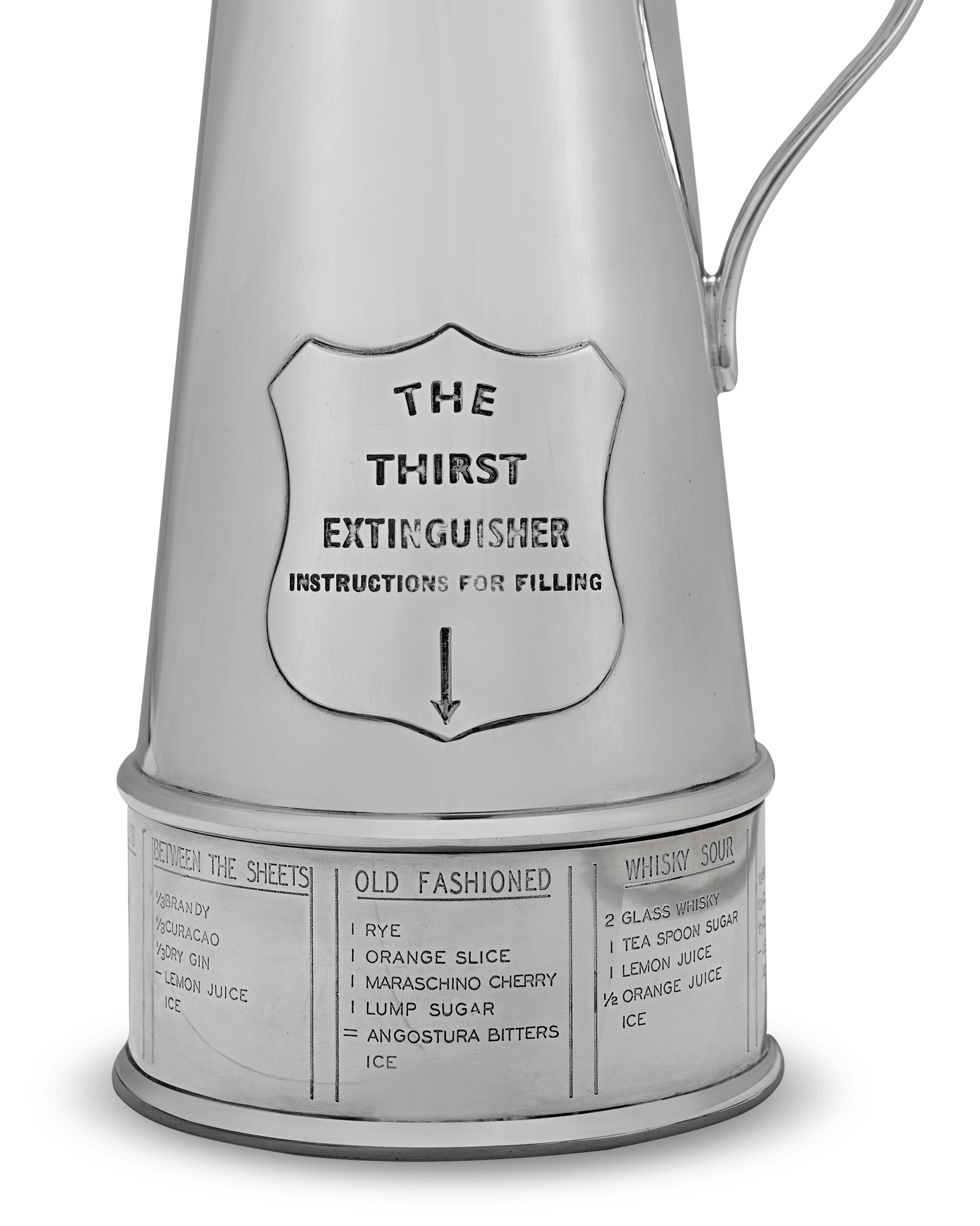 Thirst Extinguisher Cocktail Shaker by Asprey & Co.