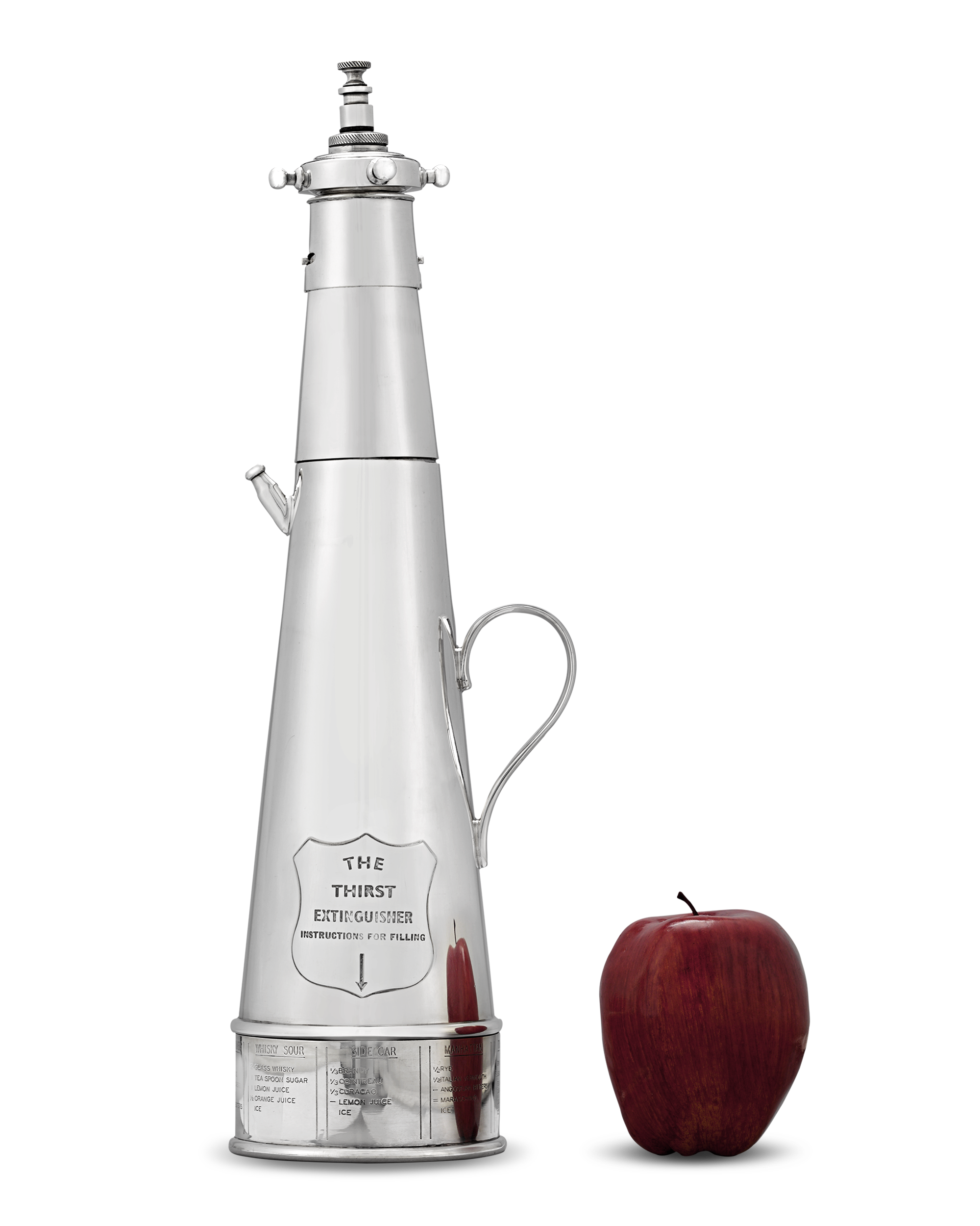 Thirst Extinguisher Cocktail Shaker by Asprey & Co.