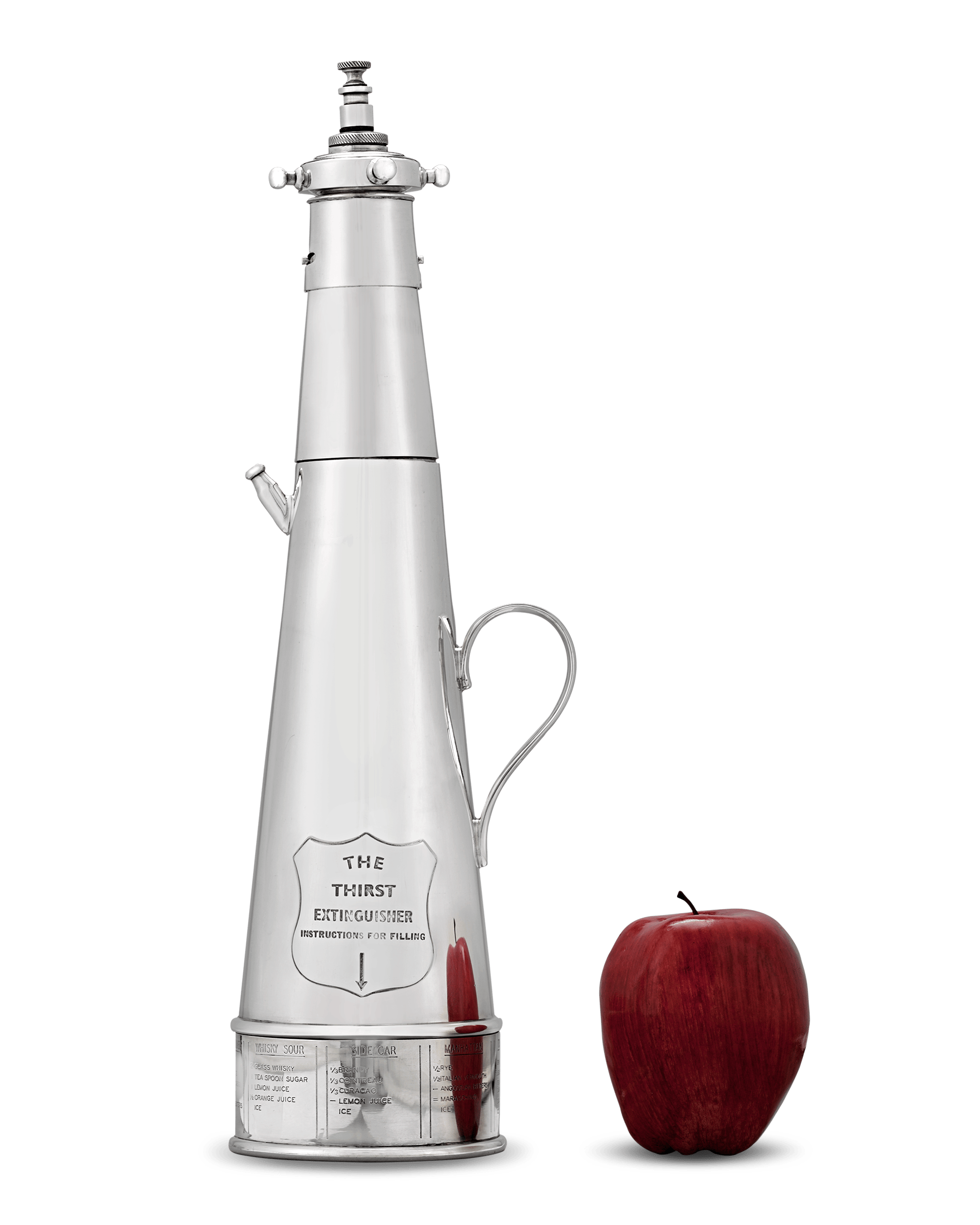 Thirst Extinguisher Cocktail Shaker by Asprey & Co.