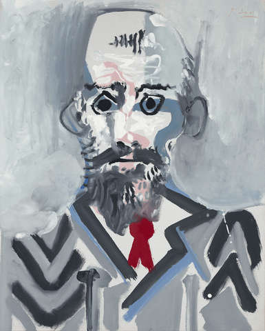 Buste d'homme barbu by Pablo Picasso