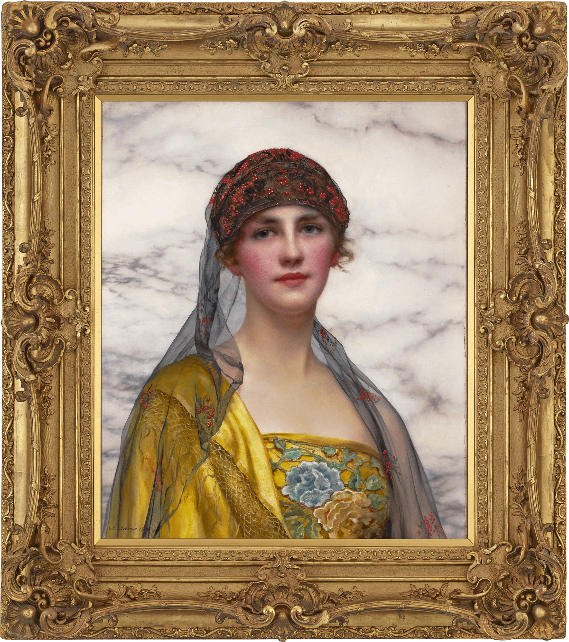 Portrait of a Beauty by William Clarke Wontner