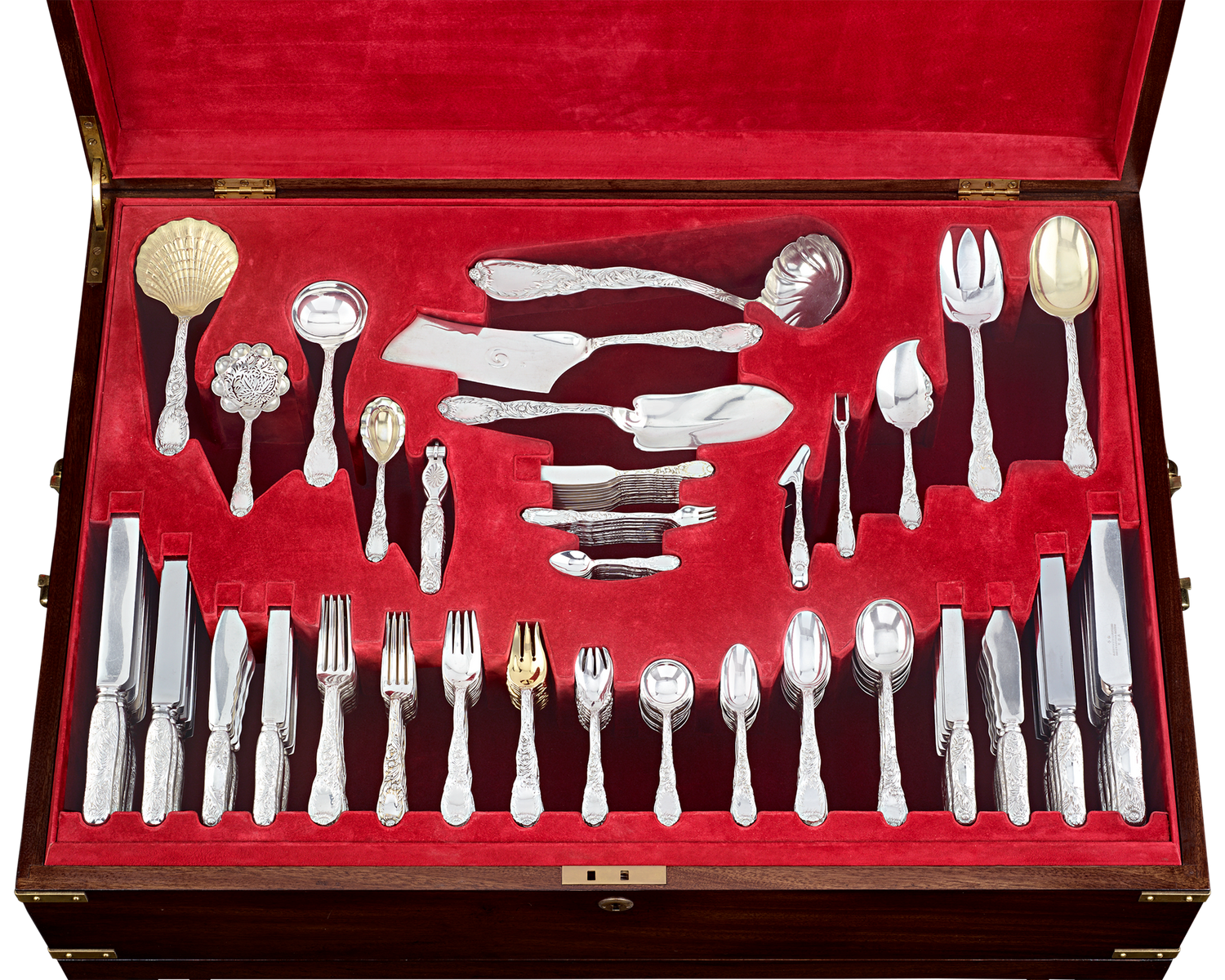 Tiffany & Co. Chrysanthemum Flatware Set, Service for 12