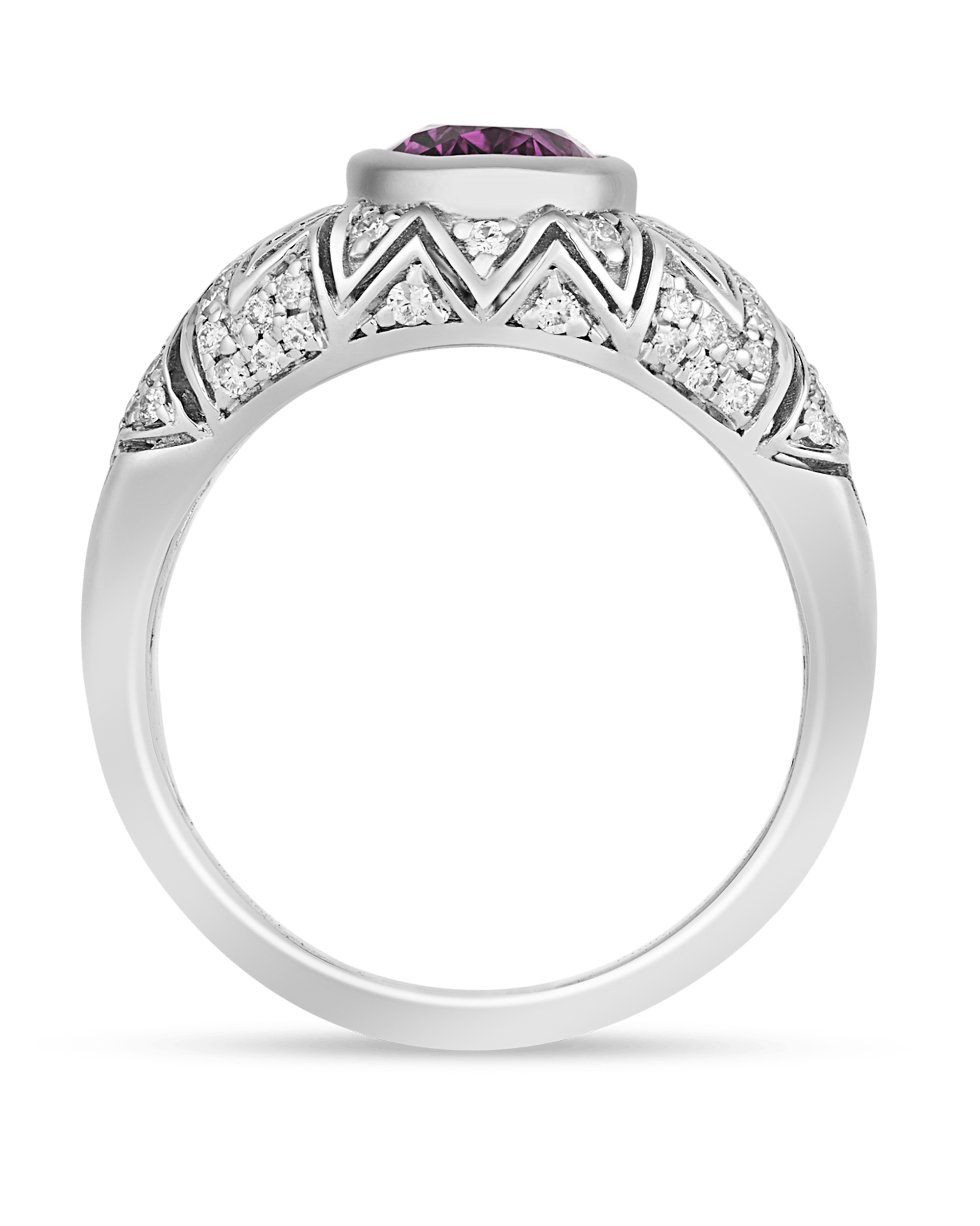 Untreated Pink Sapphire Ring, 2.28 Carats