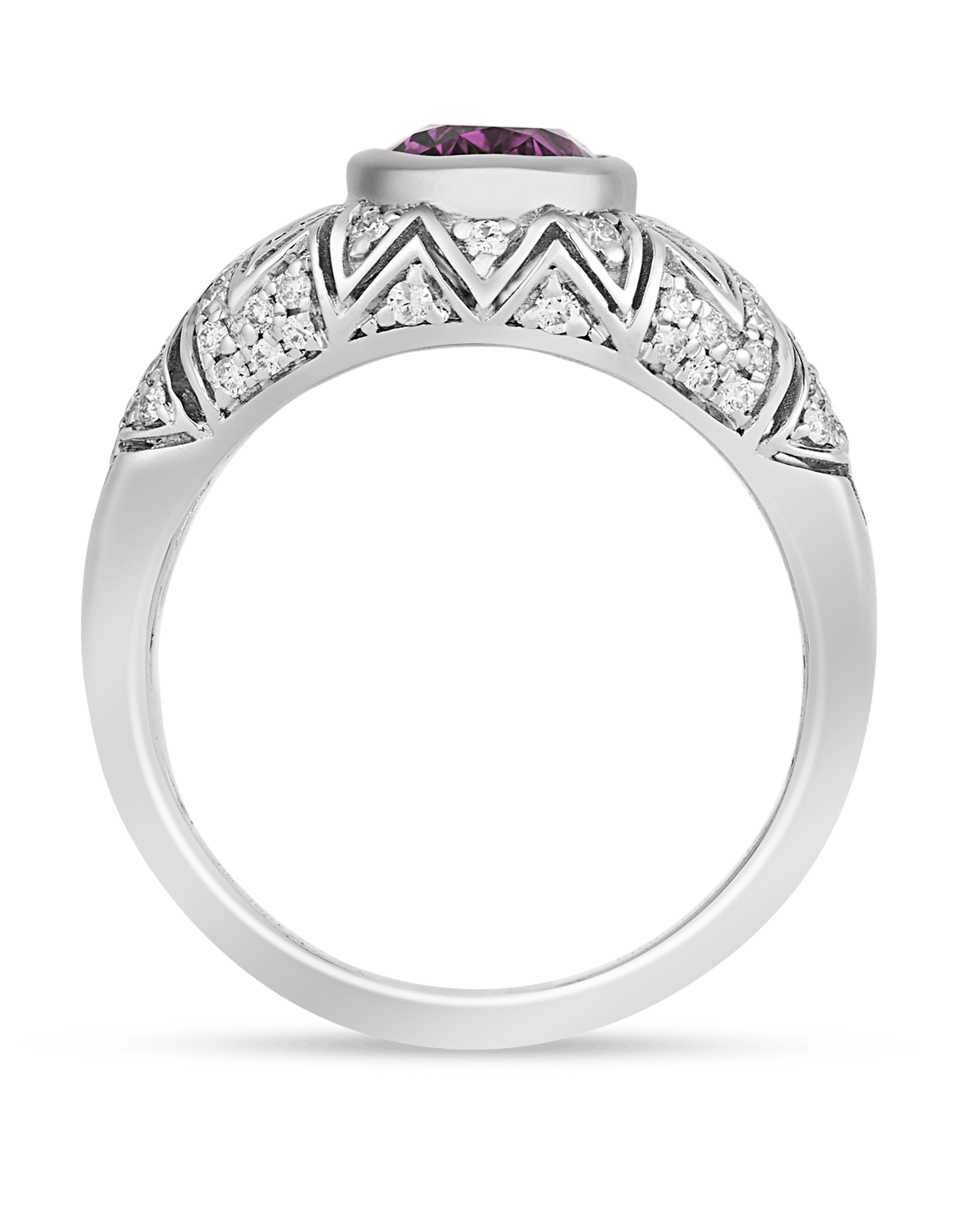Untreated Pink Sapphire Ring, 2.28 Carats