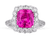 Purplish-Pink Sapphire Ring, 4.41 Carats