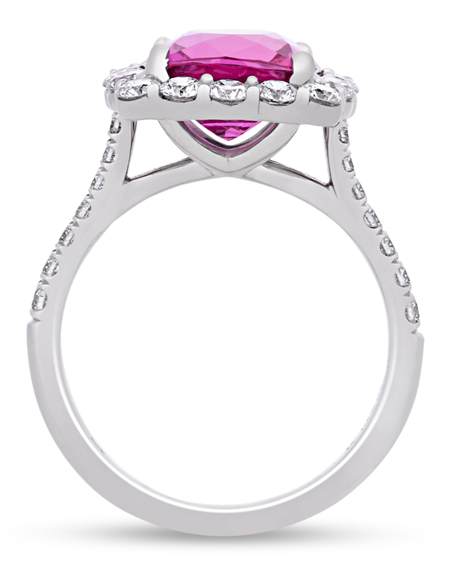 Purplish-Pink Sapphire Ring, 4.41cts