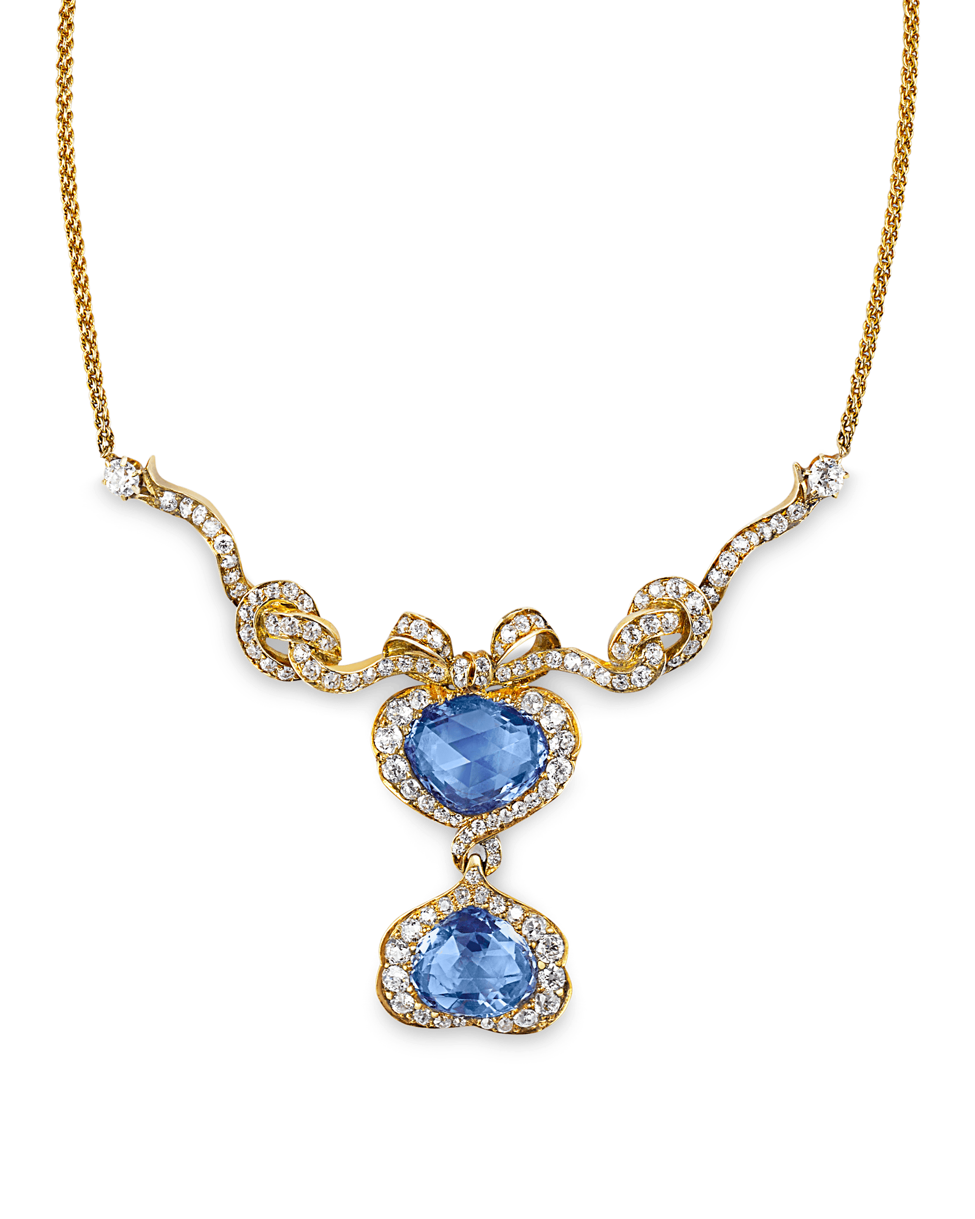 Tiffany & Co. Kashmir Sapphire Necklace, 10.25 Carats