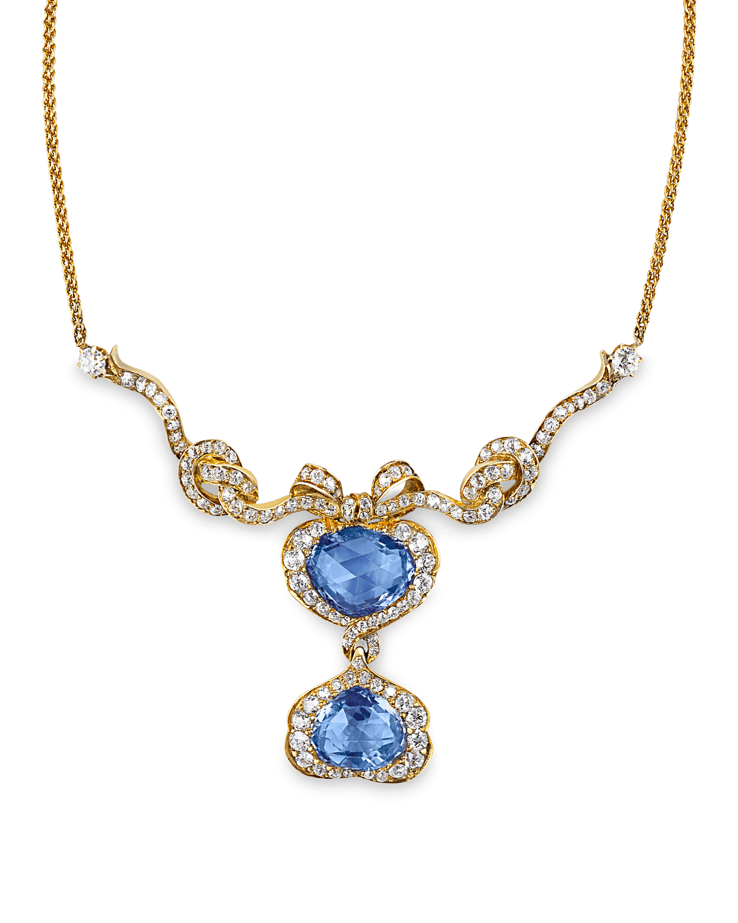 Tiffany & Co. Kashmir Sapphire Necklace, 10.25 Carats
