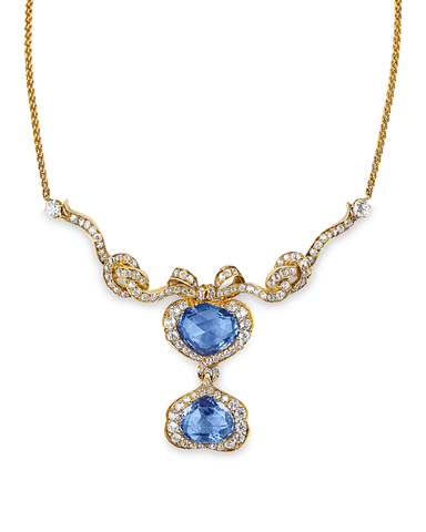 Tiffany & Co. Kashmir Sapphire Necklace, 10.25 Carats