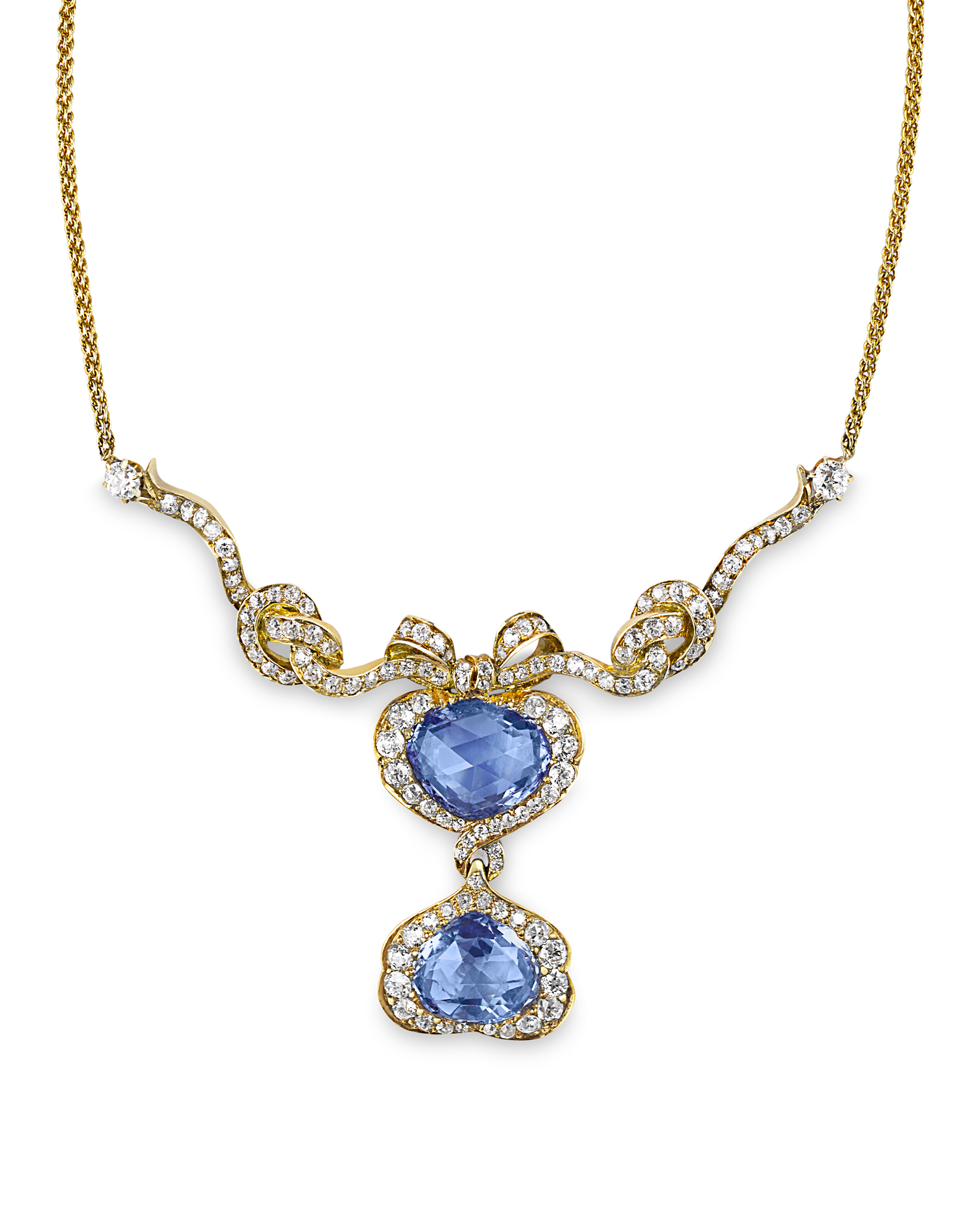 Tiffany & Co. Kashmir Sapphire Necklace, 10.25 Carats