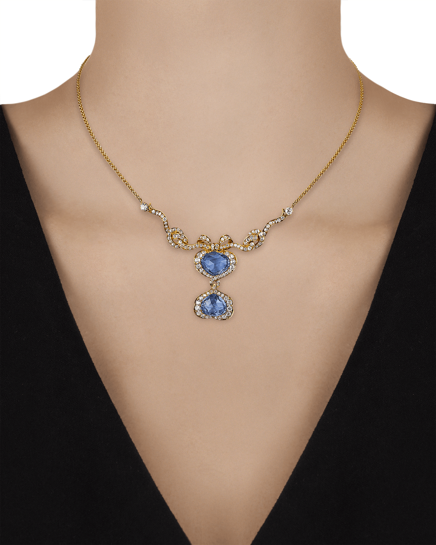 Tiffany & Co. Kashmir Sapphire Necklace, 10.25 Carats