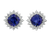 Tanzanite Earrings, 17.92 Carats