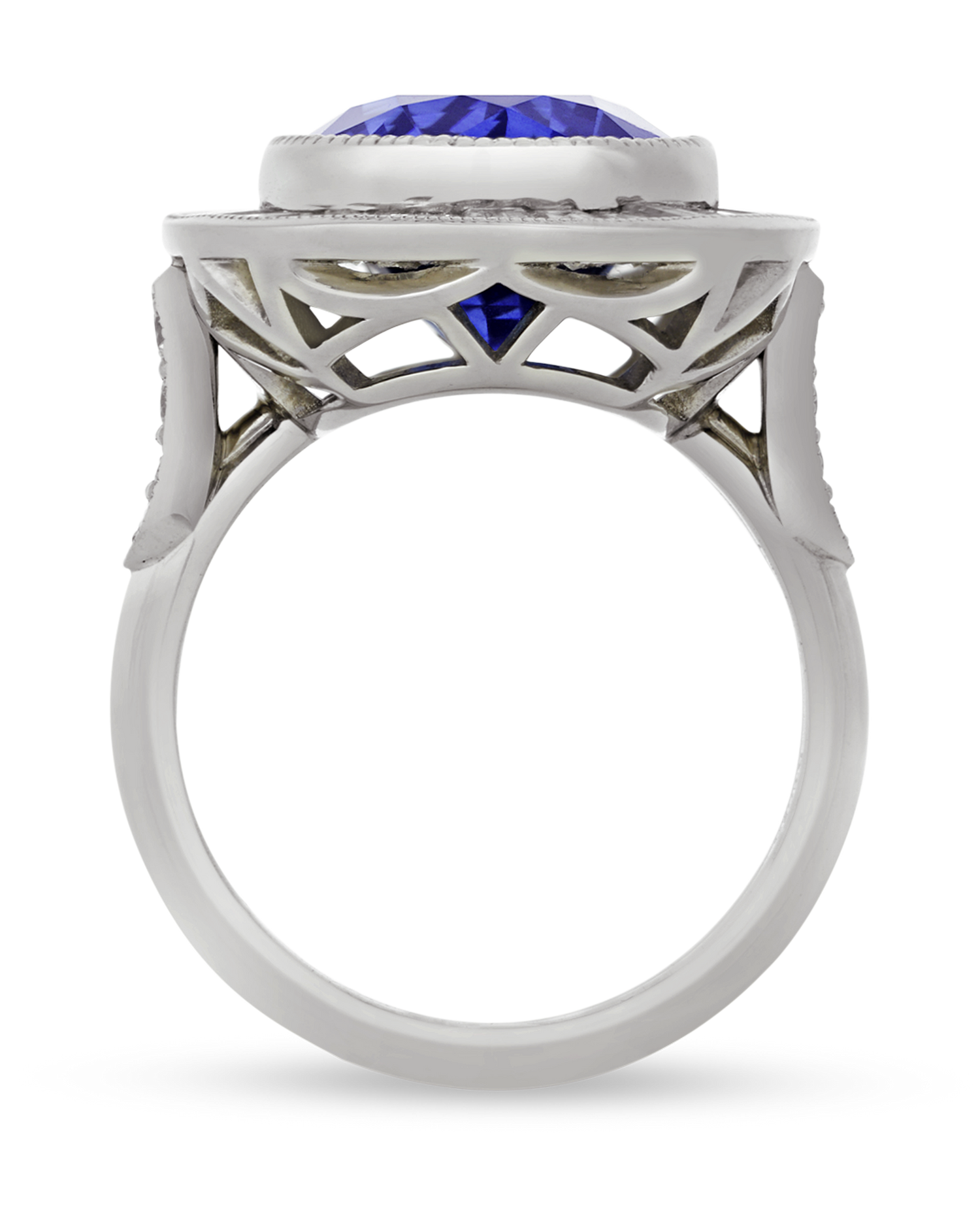 Ceylon Sapphire Ring, 7.10 Carats