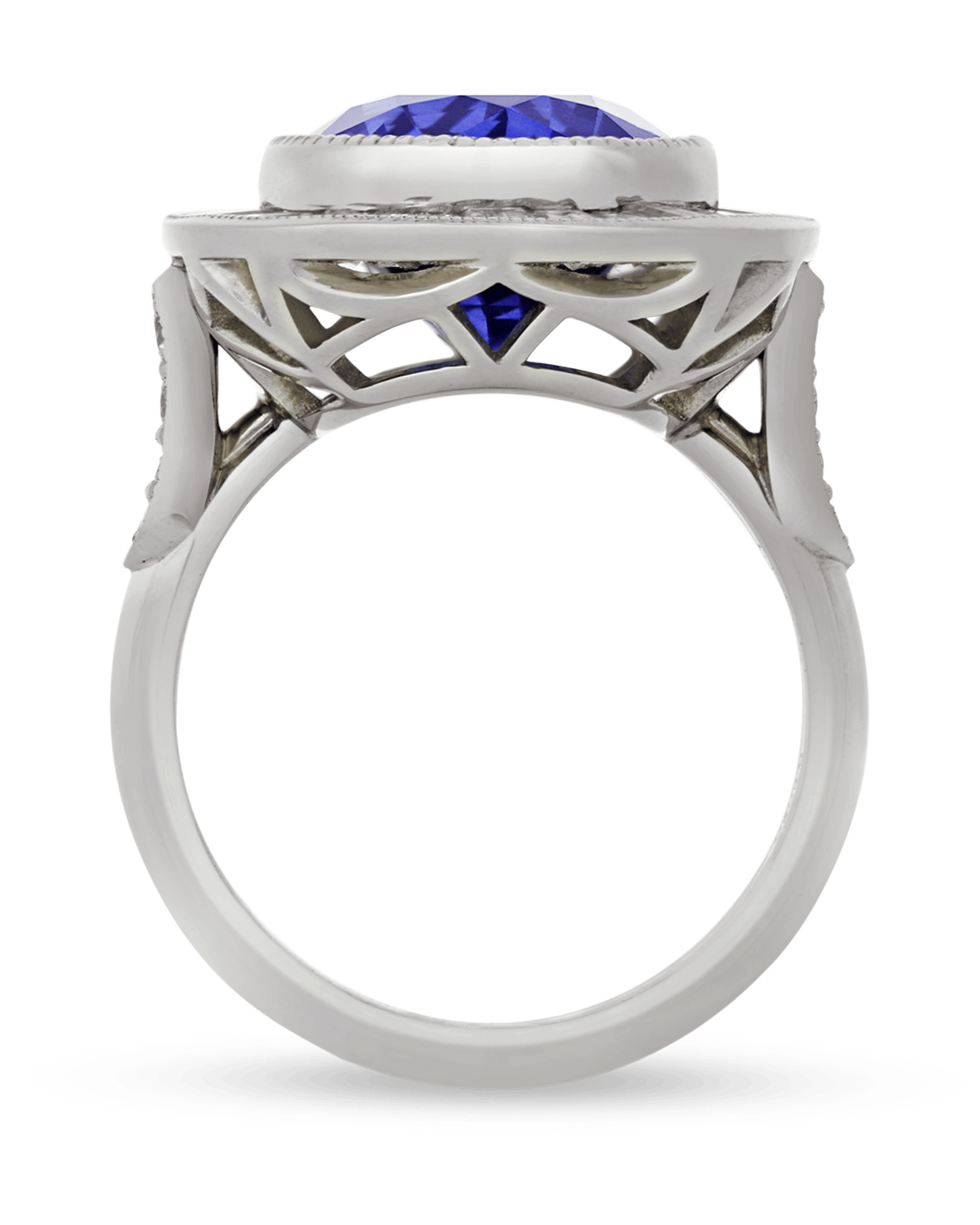 Ceylon Sapphire Ring, 7.10 Carats