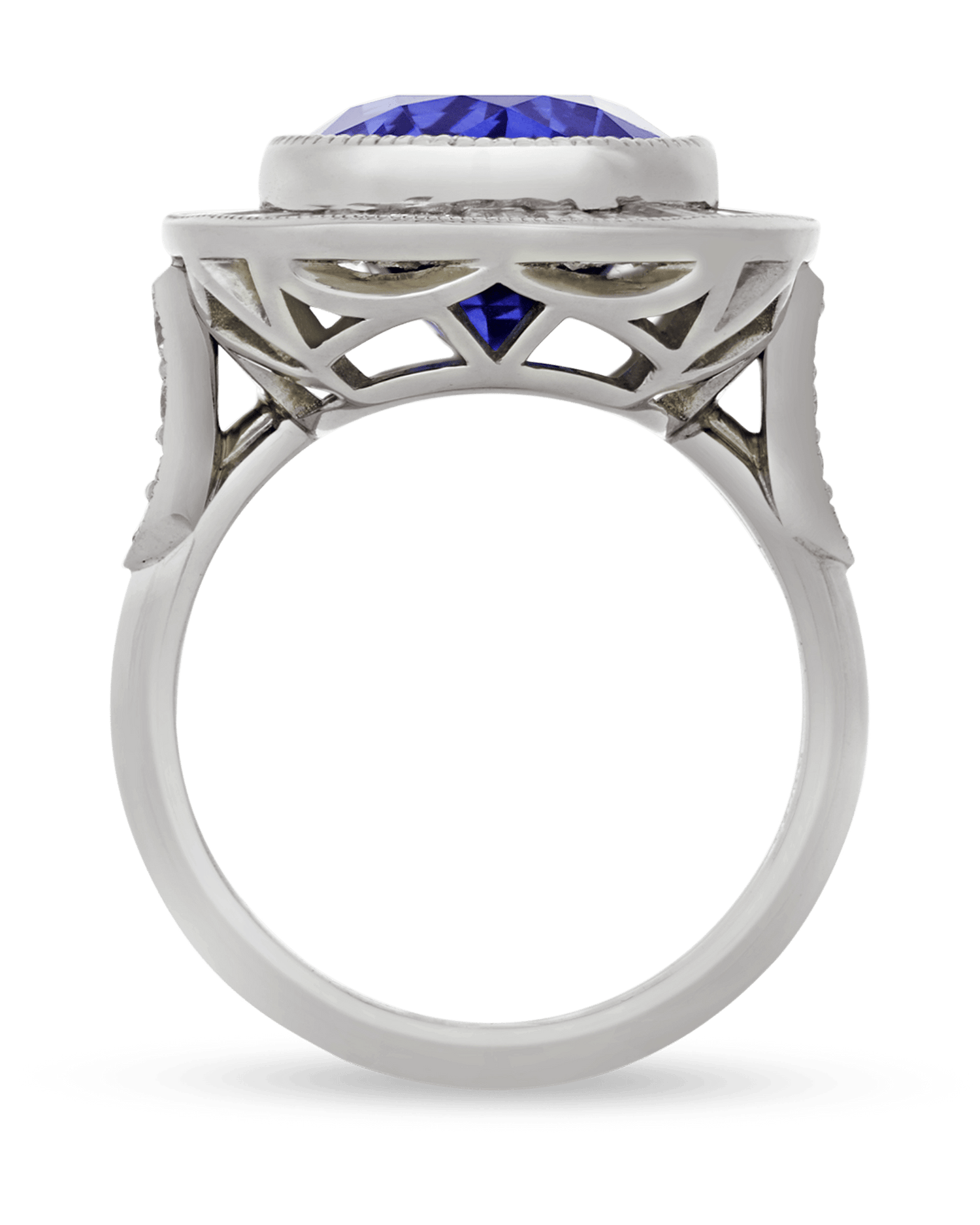 Ceylon Sapphire Ring, 7.10 Carats