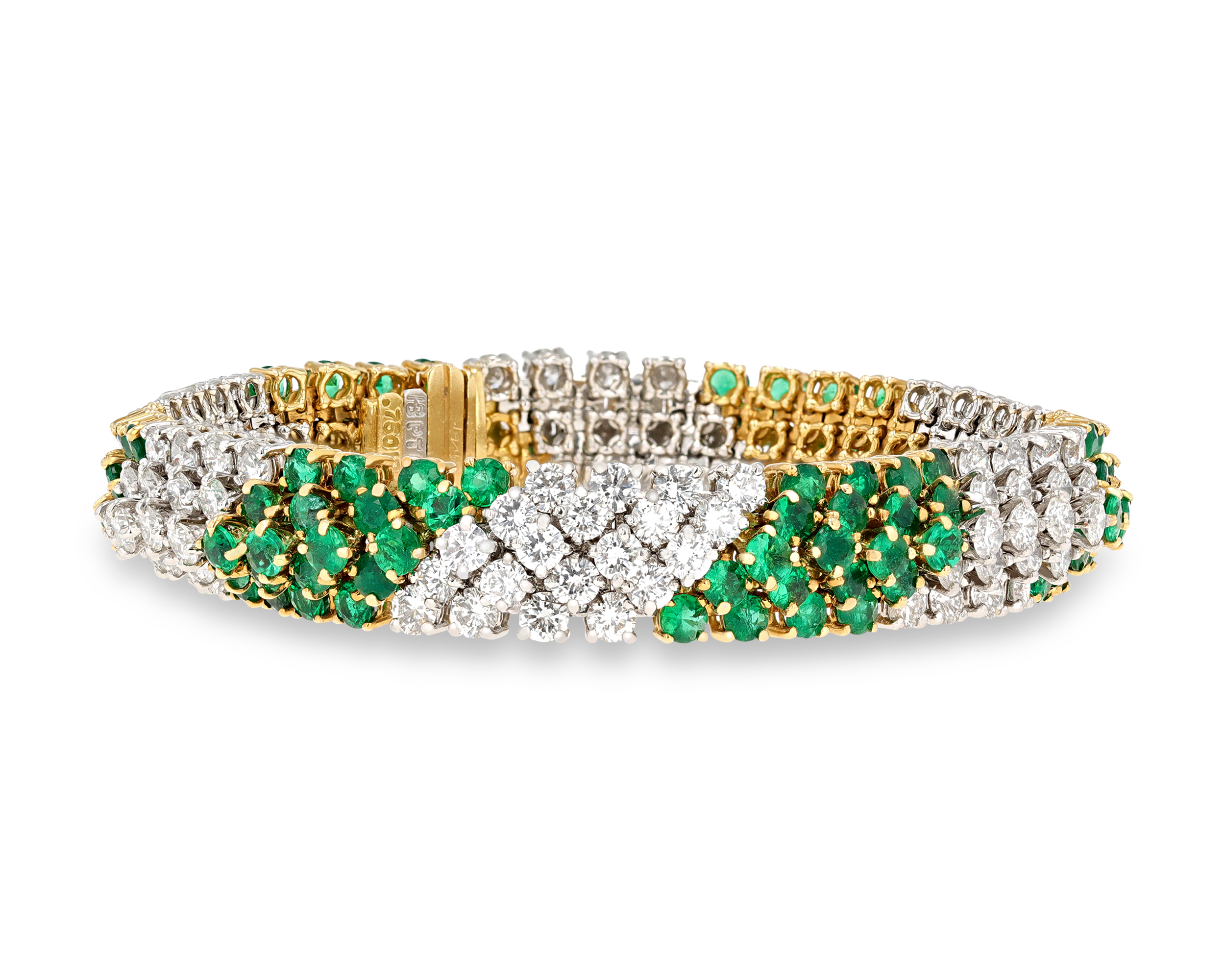 Hammerman Brothers Emerald and Diamond Bracelet