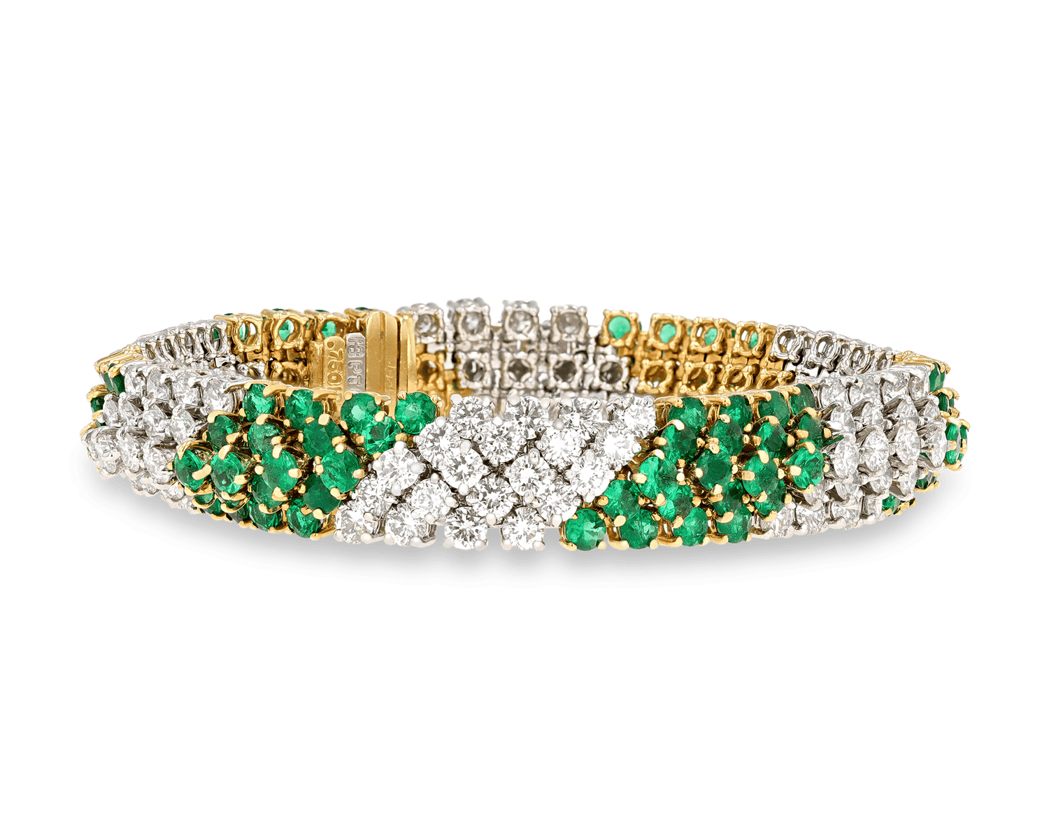 Hammerman Brothers Emerald and Diamond Bracelet