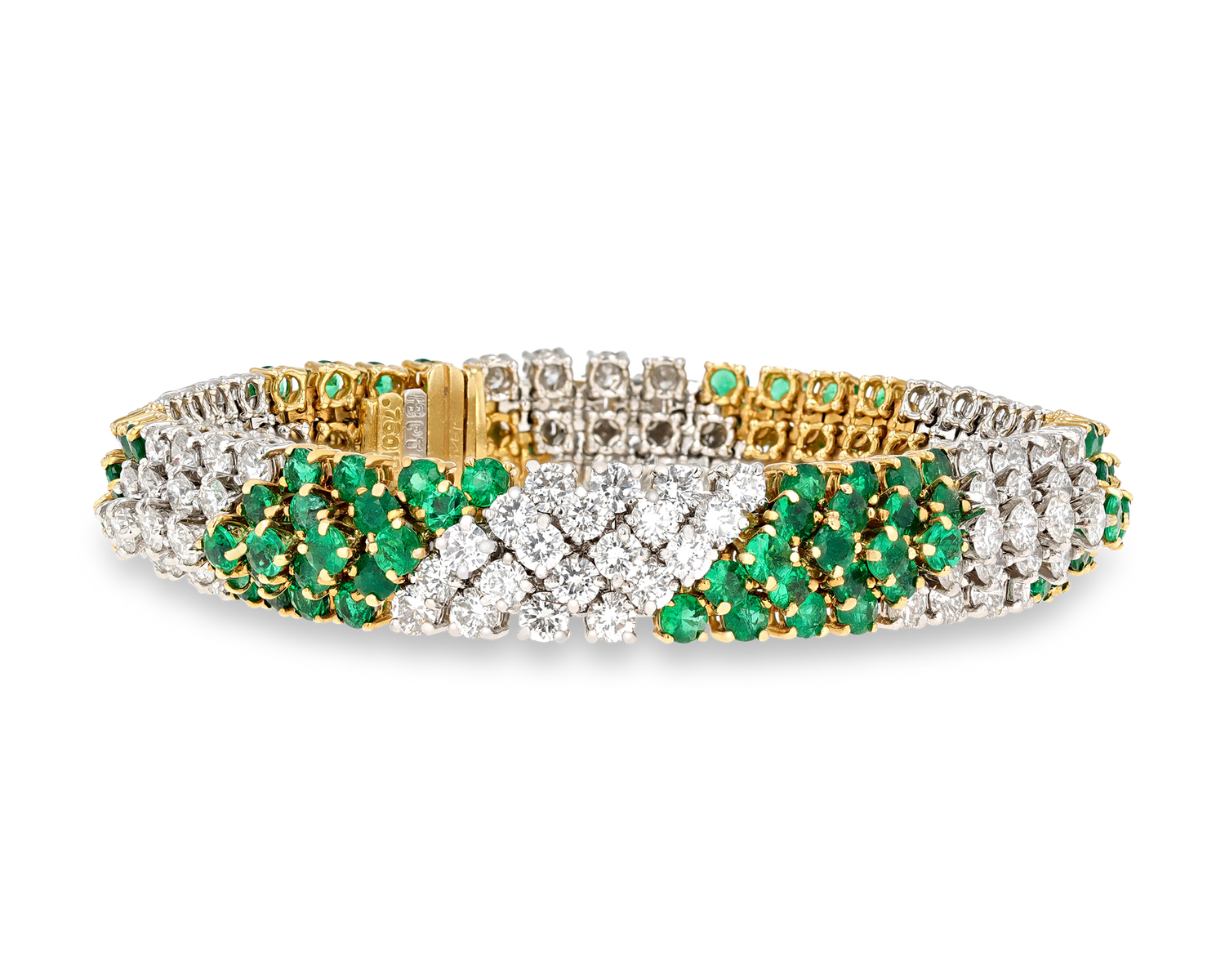 Hammerman Brothers Emerald and Diamond Bracelet