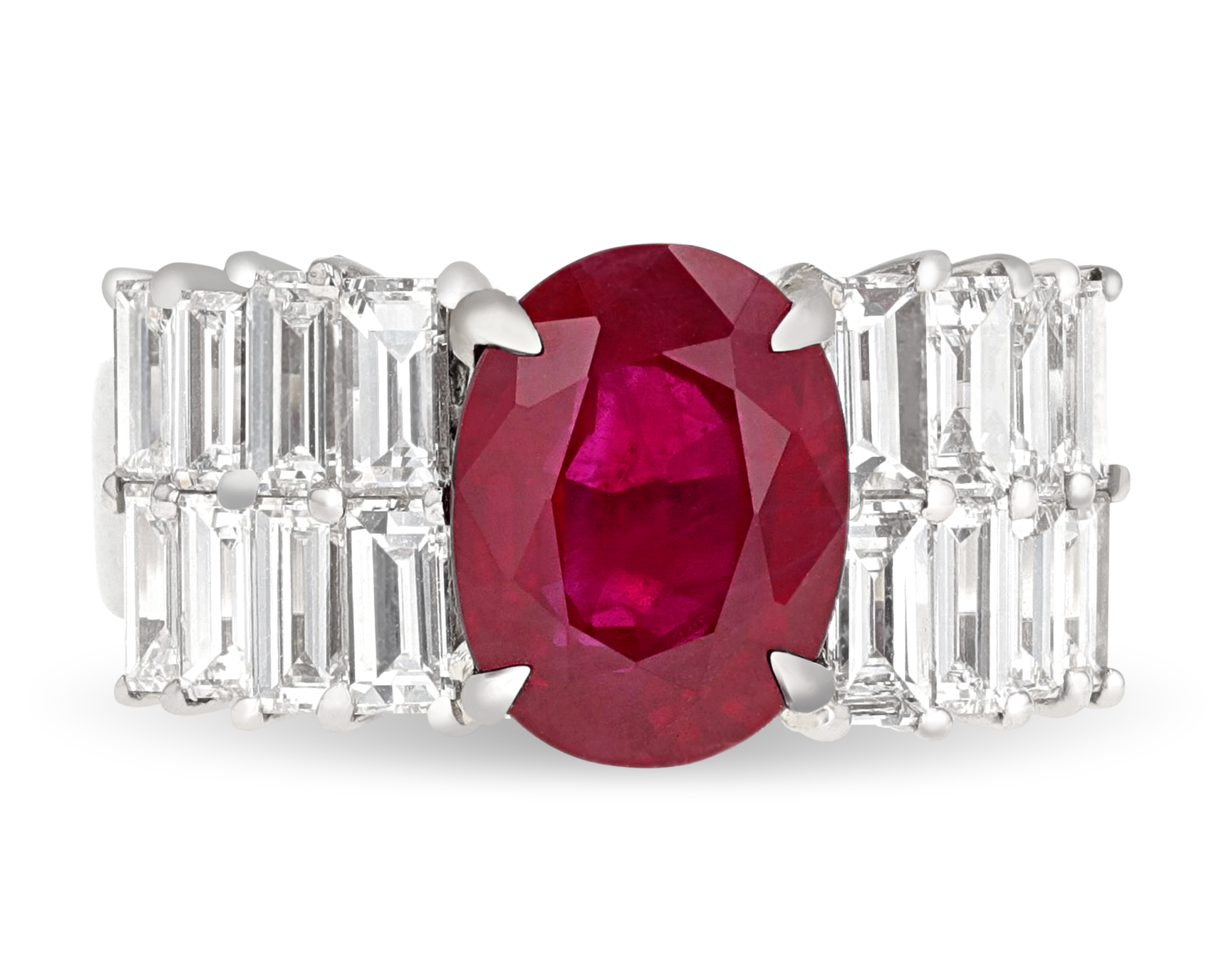 Burma Ruby Ring, 4.21 Carats