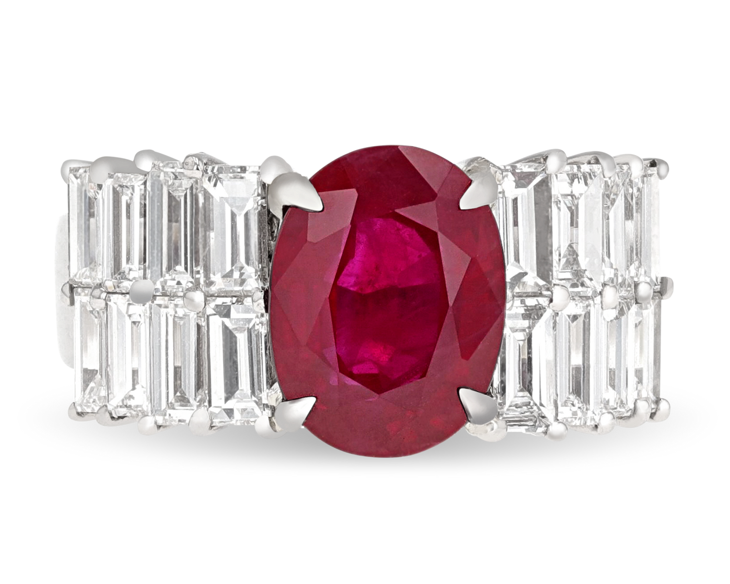 Burma Ruby Ring, 4.21 Carats