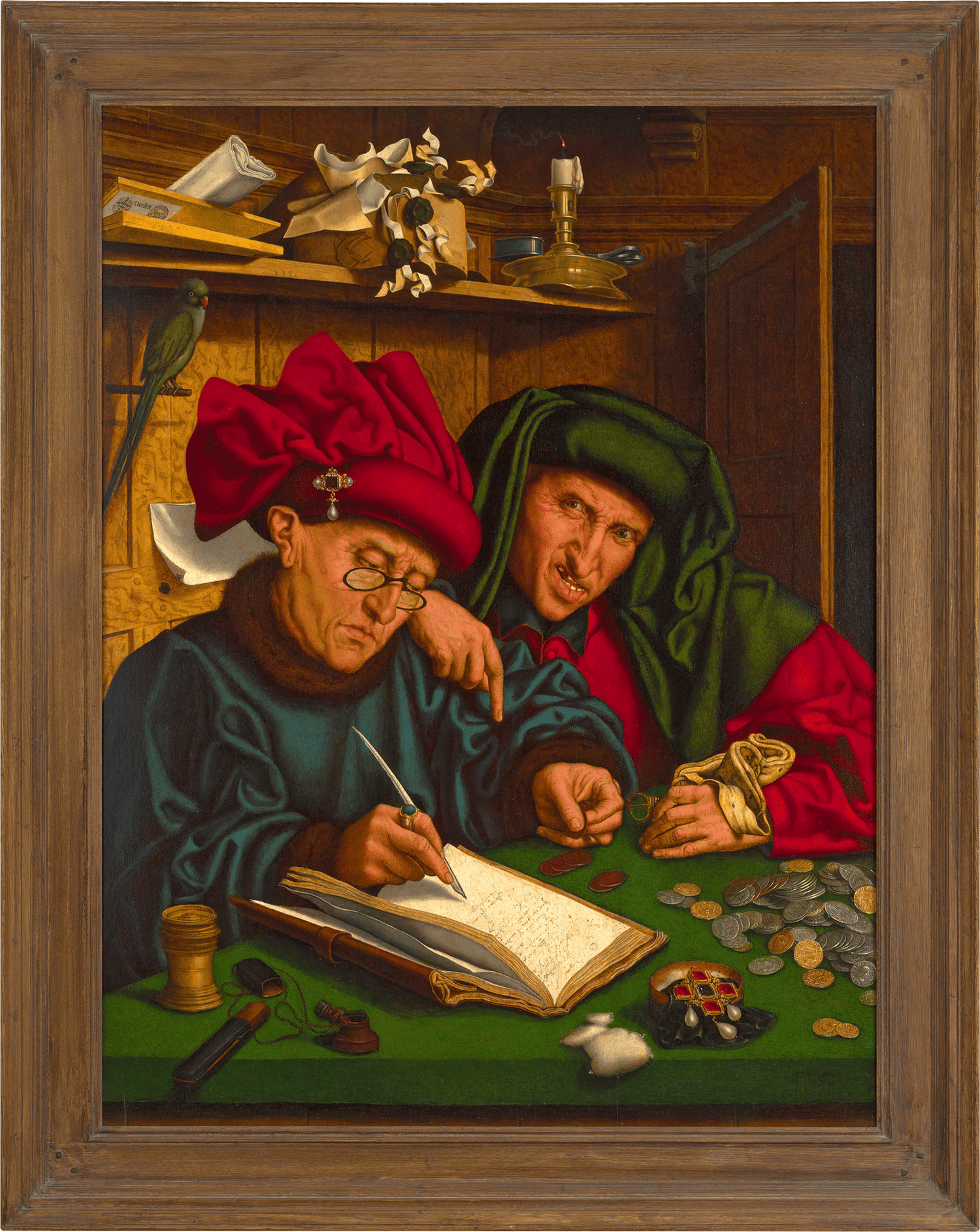 The Tax Collectors attributed to Marinus van Reymerswaele