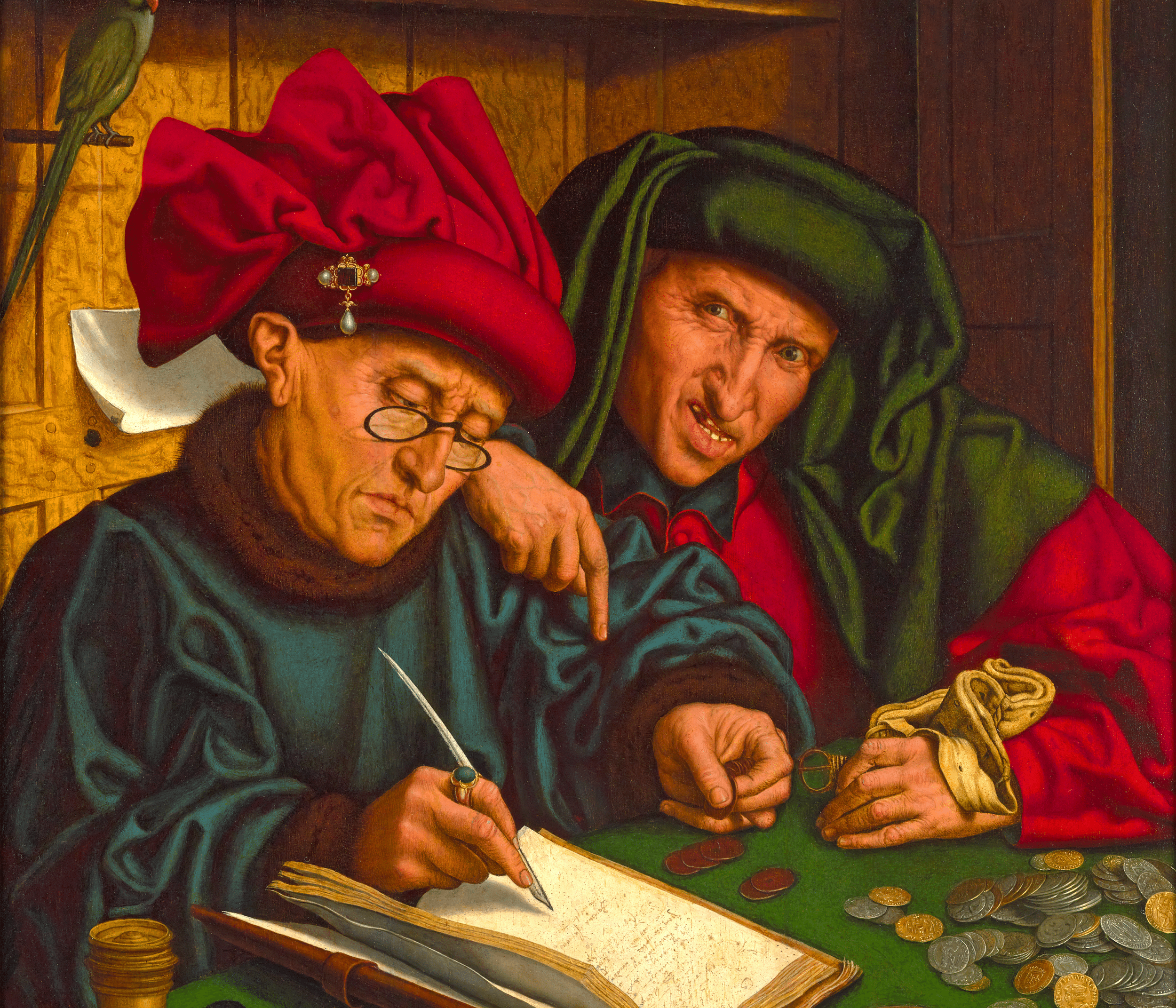 The Tax Collectors attributed to Marinus van Reymerswaele
