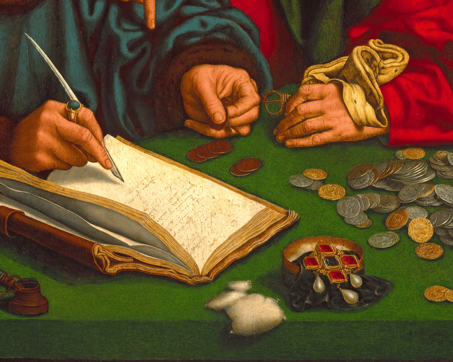 The Tax Collectors attributed to Marinus van Reymerswaele