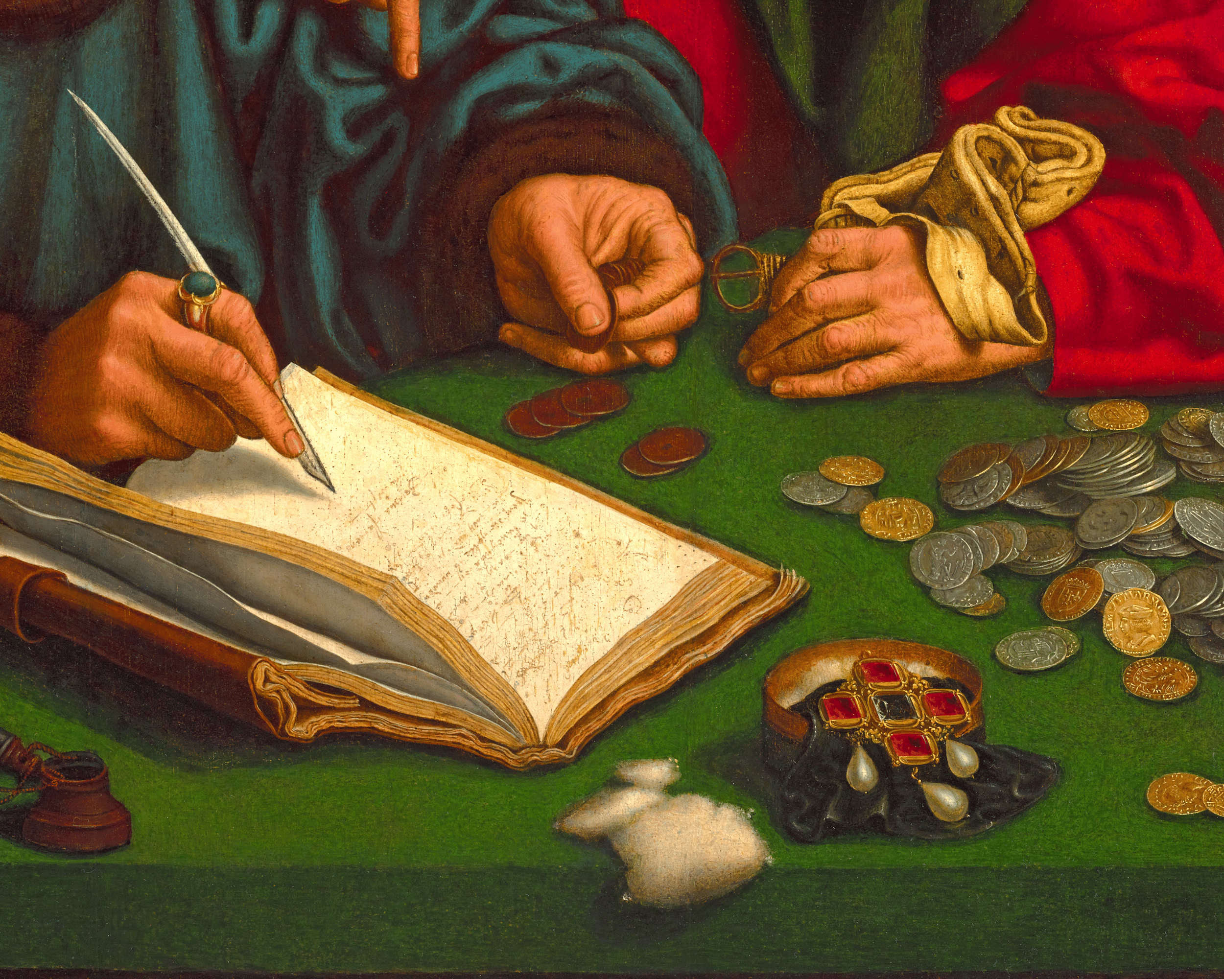 The Tax Collectors attributed to Marinus van Reymerswaele
