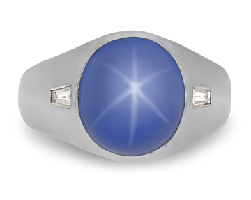 Men's Star Sapphire Ring, 15.30 Carats