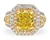 Fancy Light Yellow Diamond Ring, 3.17 Carats