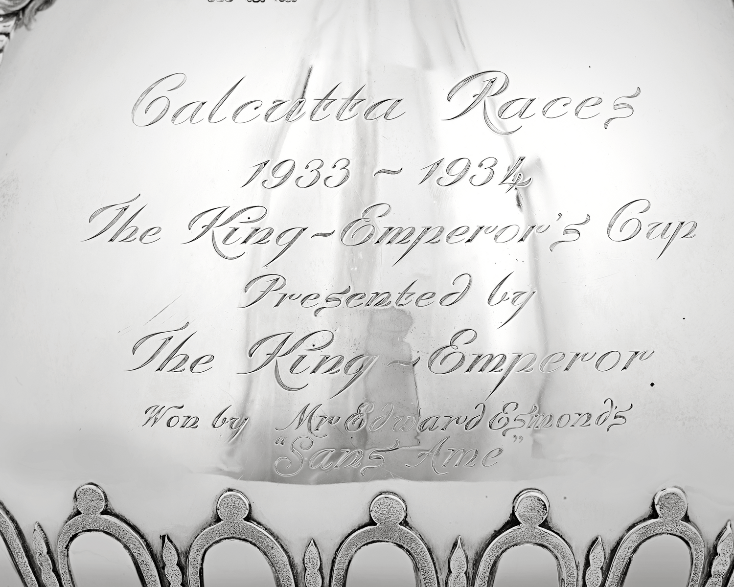 Royal Silver Calcutta Races Trophy