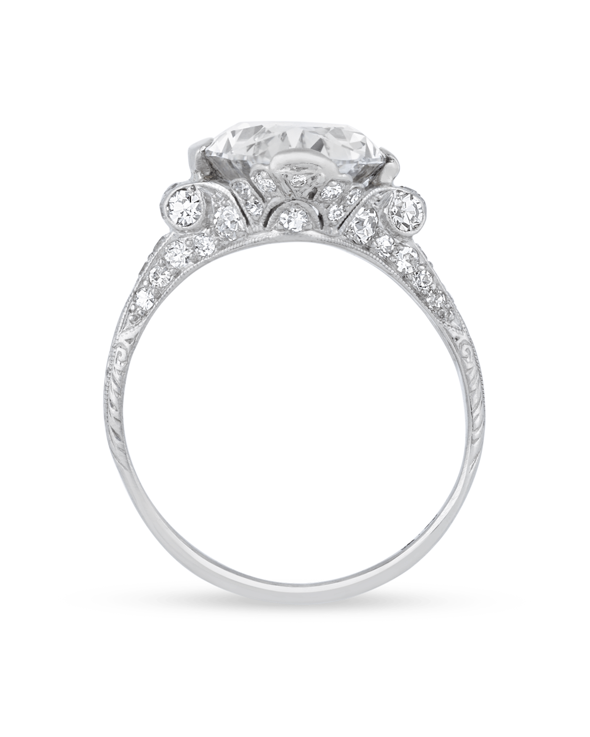 Edwardian Diamond Ring, 5.64 Carats