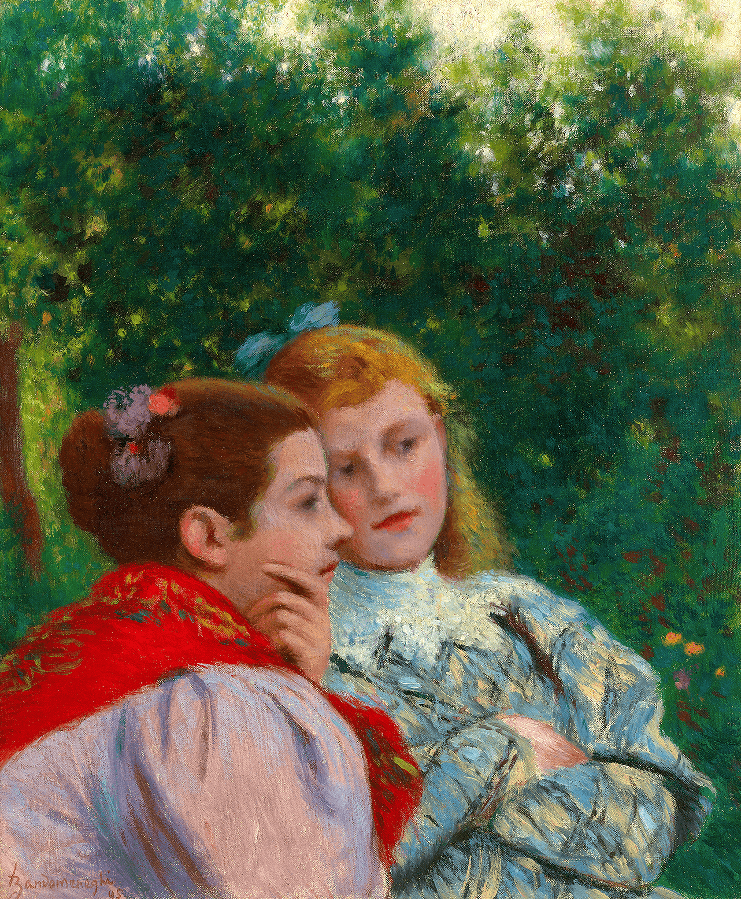 Les deux sœurs by Federico Zandomeneghi