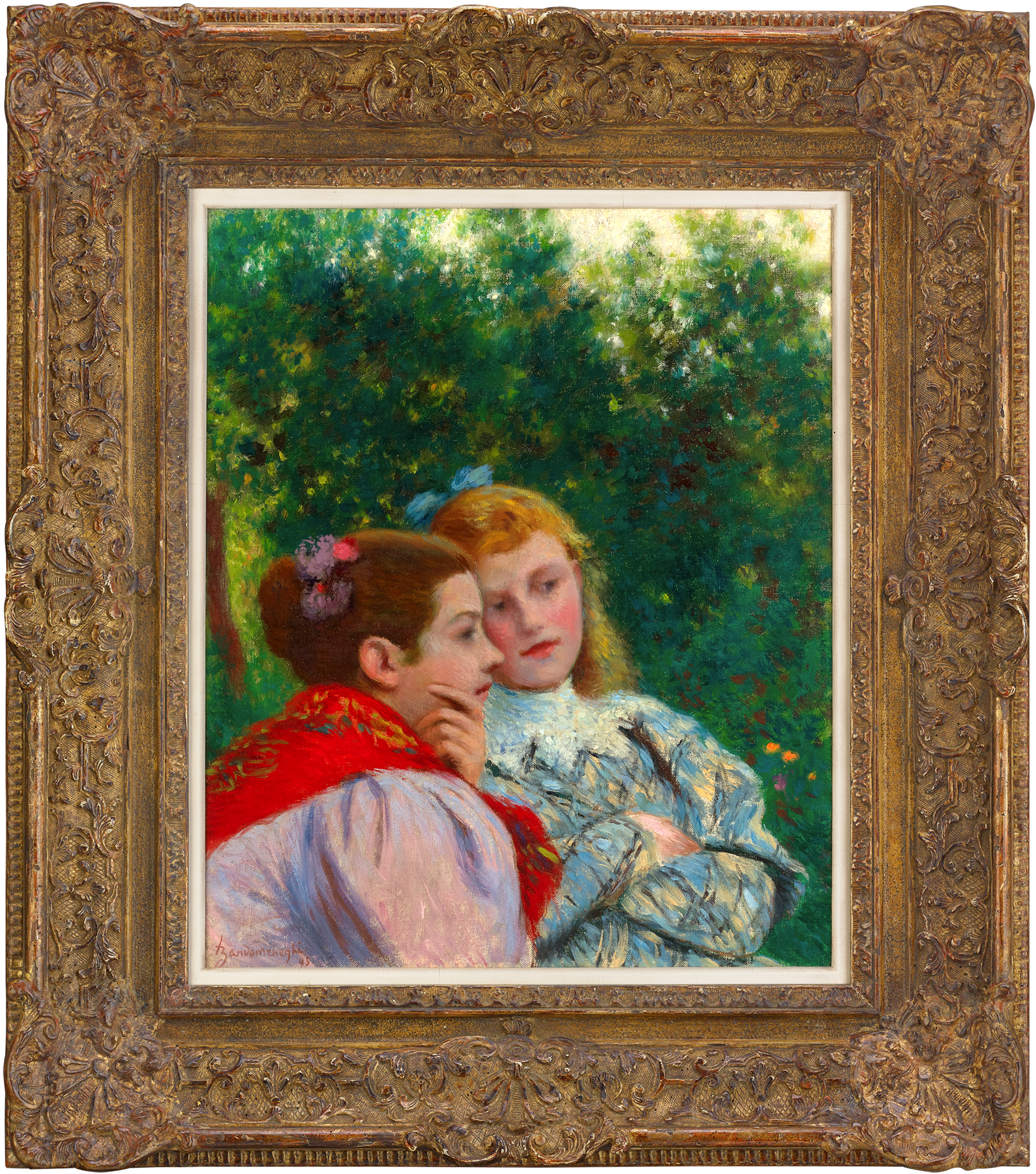 Les deux sœurs by Federico Zandomeneghi