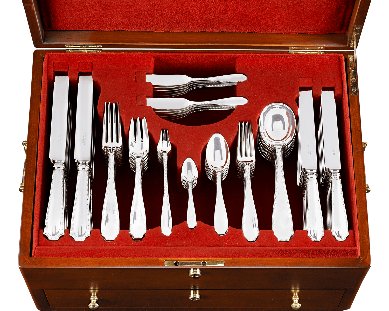 Tiffany & Co. Marquise Flatware Service, 137 Pieces