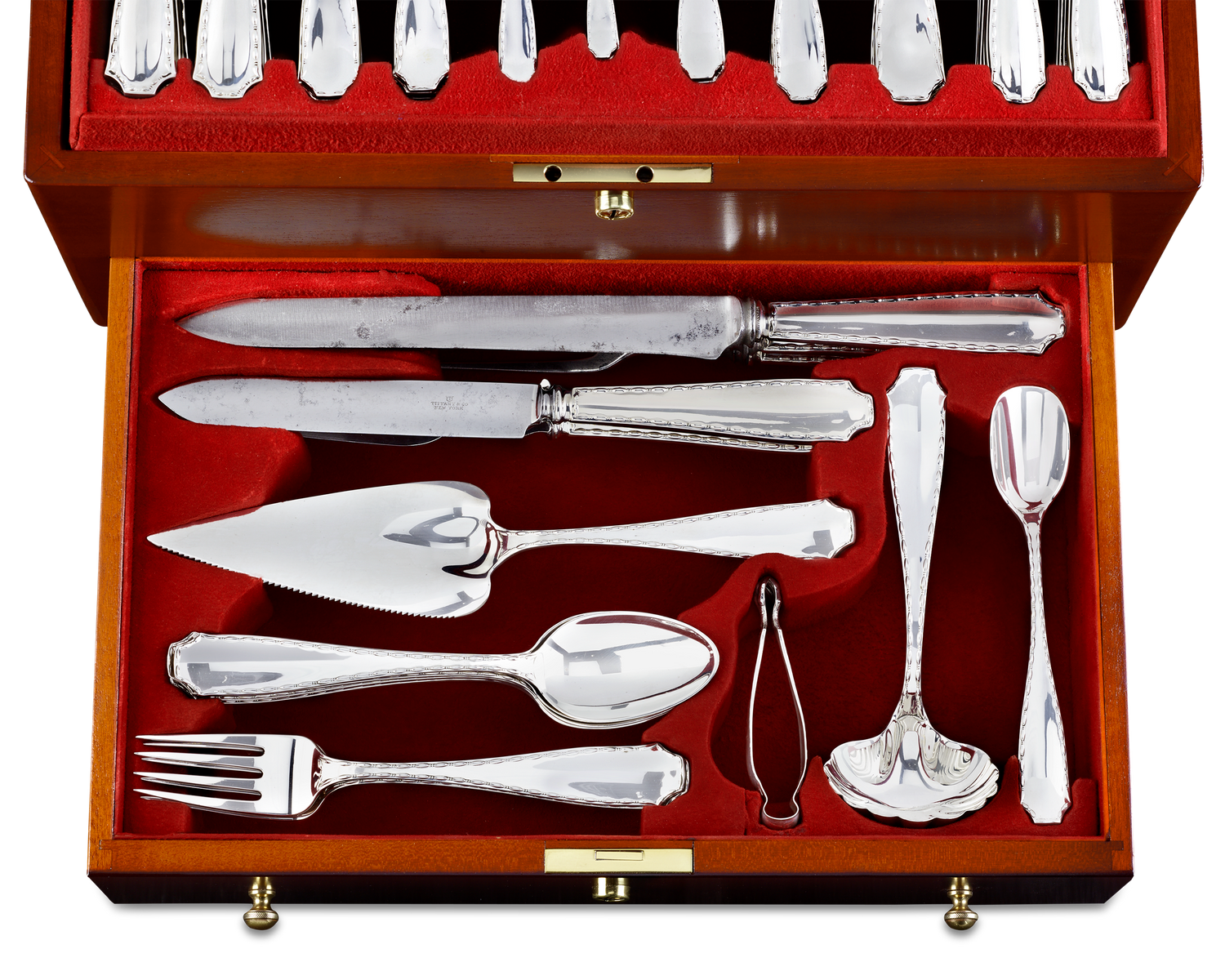 Tiffany & Co. Marquise Flatware Service, 137 Pieces